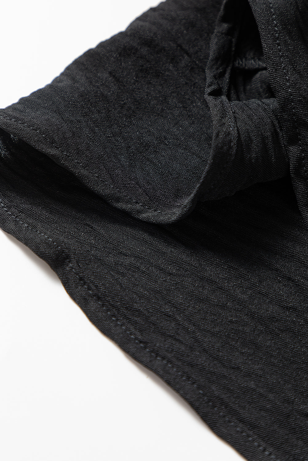 Black Pure Color Patch Pocket Shirt-Tops/Blouses & Shirts-[Adult]-[Female]-2022 Online Blue Zone Planet