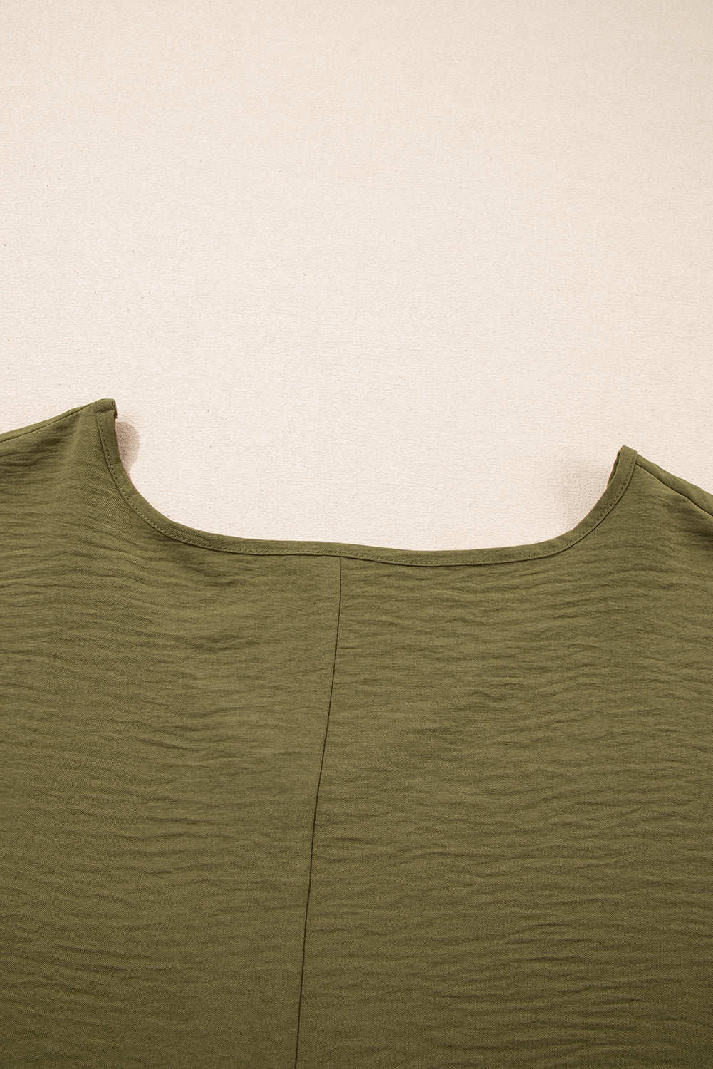 Four Leaf Clover Textured Half Sleeve V Neck Plus Size T Shirt With Chest Pocket-Plus Size/Plus Size Tops/Plus Size Tops & Tees-[Adult]-[Female]-2022 Online Blue Zone Planet