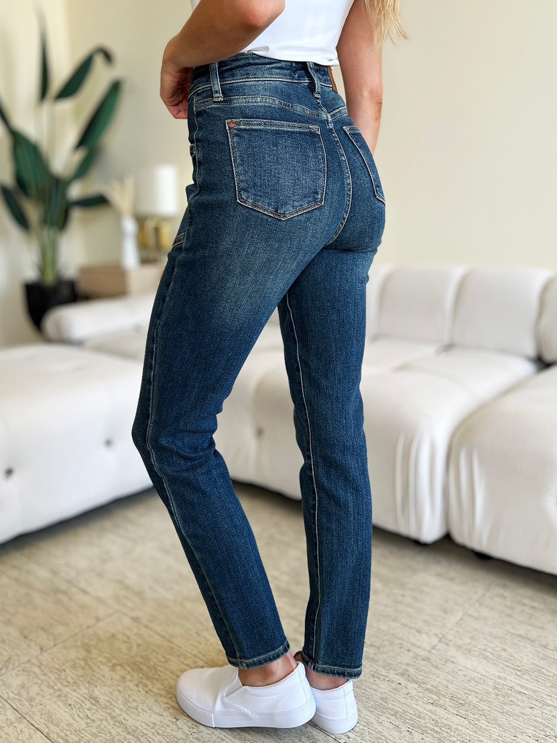 Blue Zone Planet | Judy Blue Full Size High Waist Skinny Jeans-TOPS / DRESSES-[Adult]-[Female]-2022 Online Blue Zone Planet