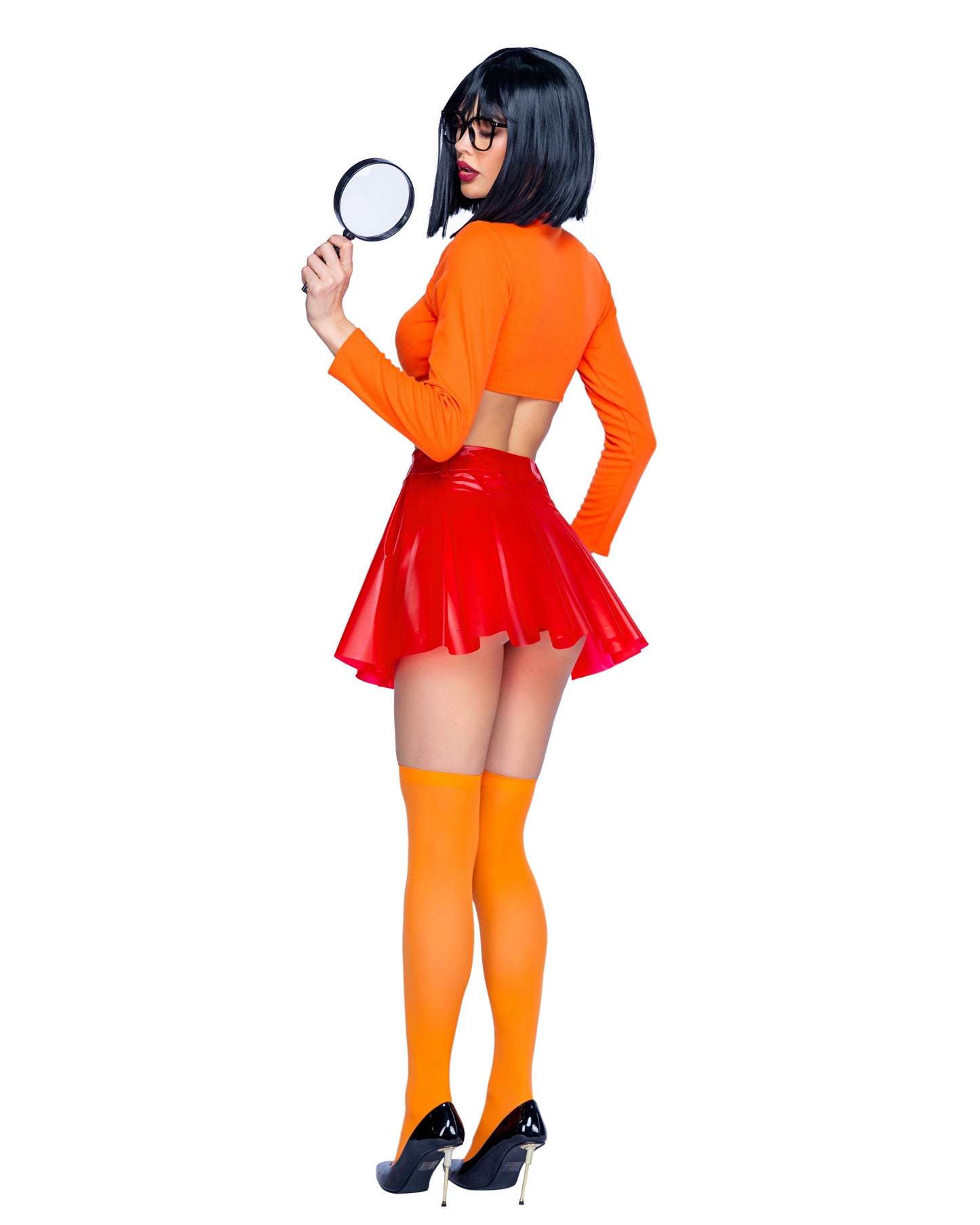 3 Piece Mystery Solving Babe Halloween Costume-[Adult]-[Female]-2022 Online Blue Zone Planet