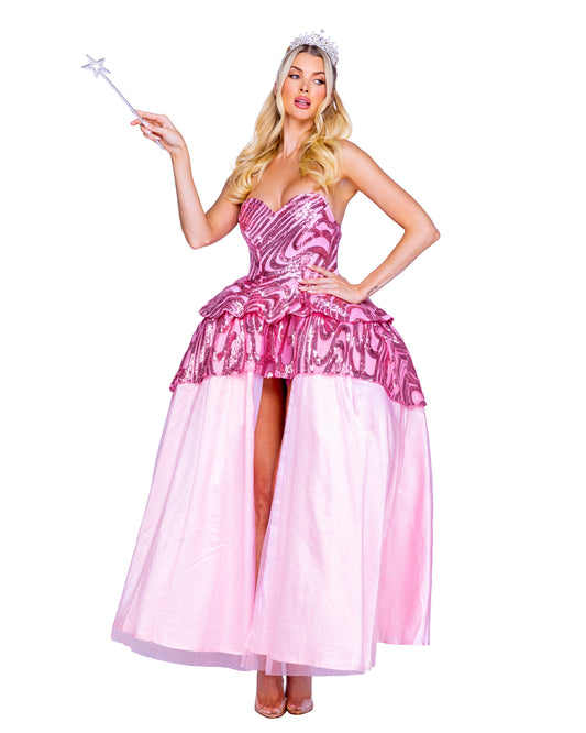 4 Piece Popular Witch Halloween Costume-[Adult]-[Female]-Pink-S-2022 Online Blue Zone Planet