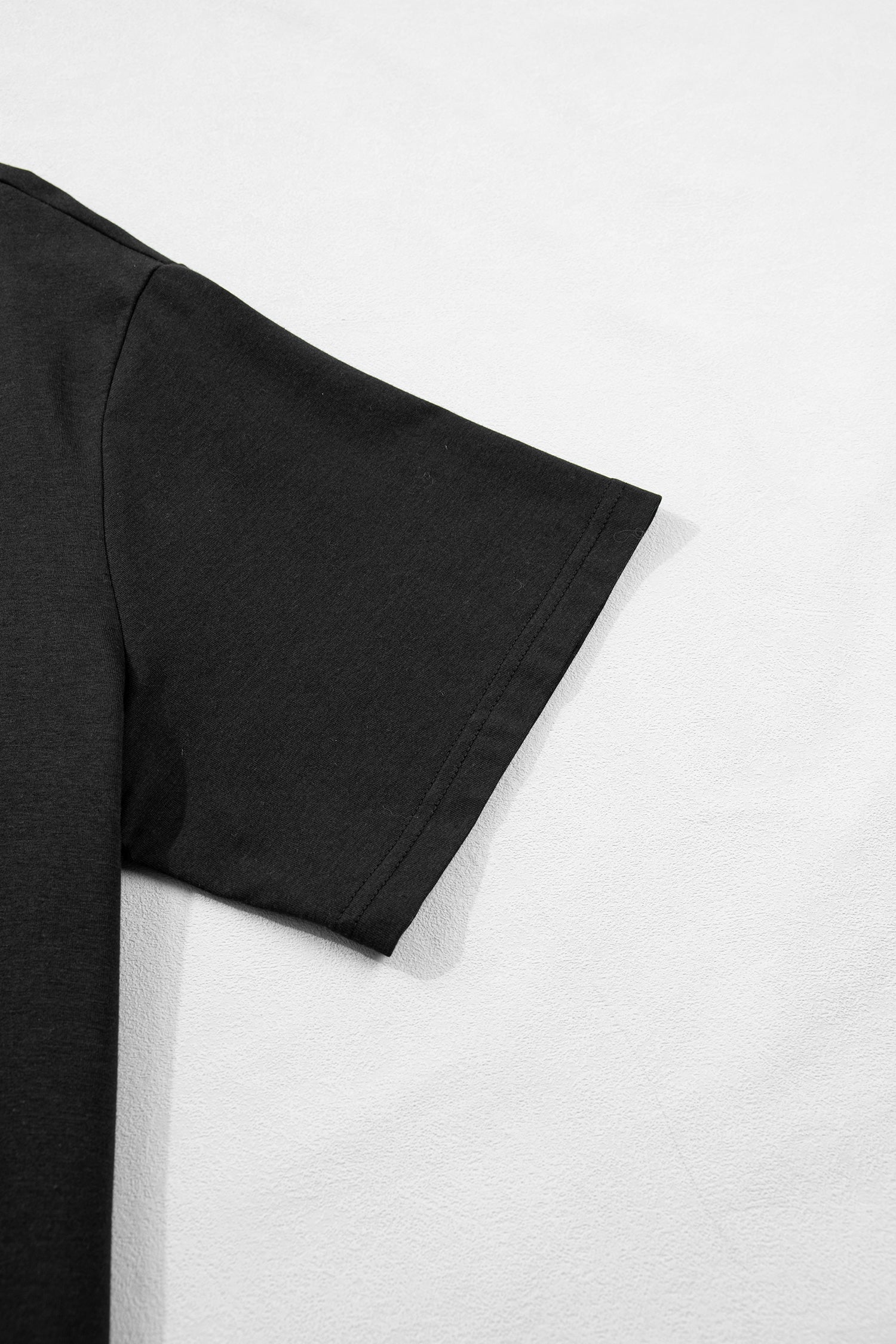 Black Plus Size Lace Hem Patchwork T Shirt Midi Dress-TOPS / DRESSES-[Adult]-[Female]-2022 Online Blue Zone Planet