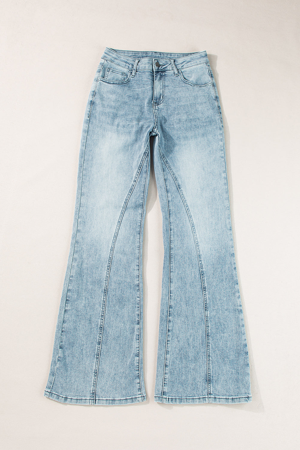 Wide Leg Jeans with Pockets-BOTTOMS SIZES SMALL MEDIUM LARGE-[Adult]-[Female]-2022 Online Blue Zone Planet