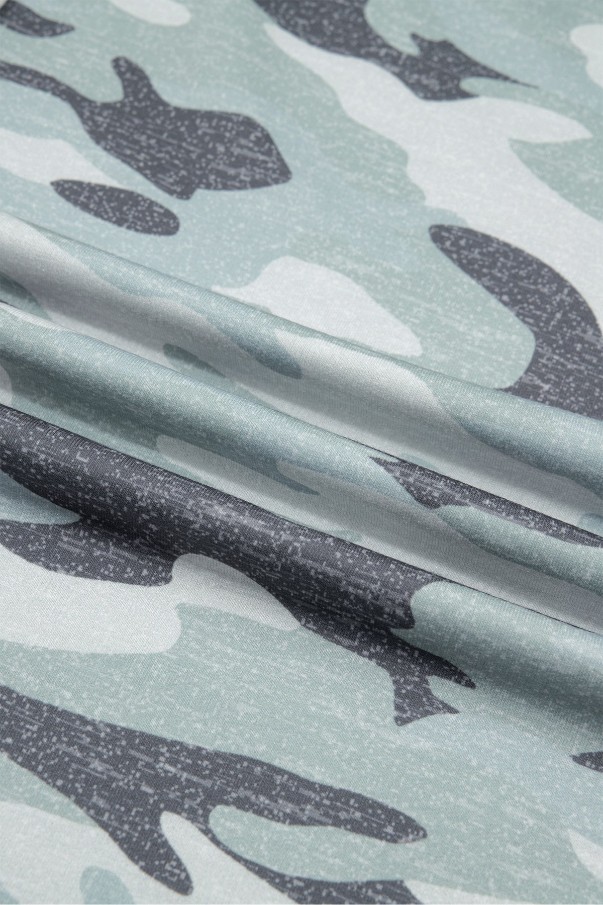 Green Camo Wide Leg Tie Elastic Waist Casual Pants-Bottoms/Pants & Culotte-[Adult]-[Female]-2022 Online Blue Zone Planet