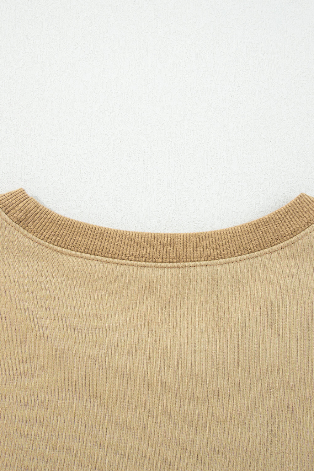 Sage Green Contrast Star Patchwork Exposed Seam Uneven Hem Drop Shoulder Sweatshirt-Tops/Sweatshirts & Hoodies-[Adult]-[Female]-2022 Online Blue Zone Planet