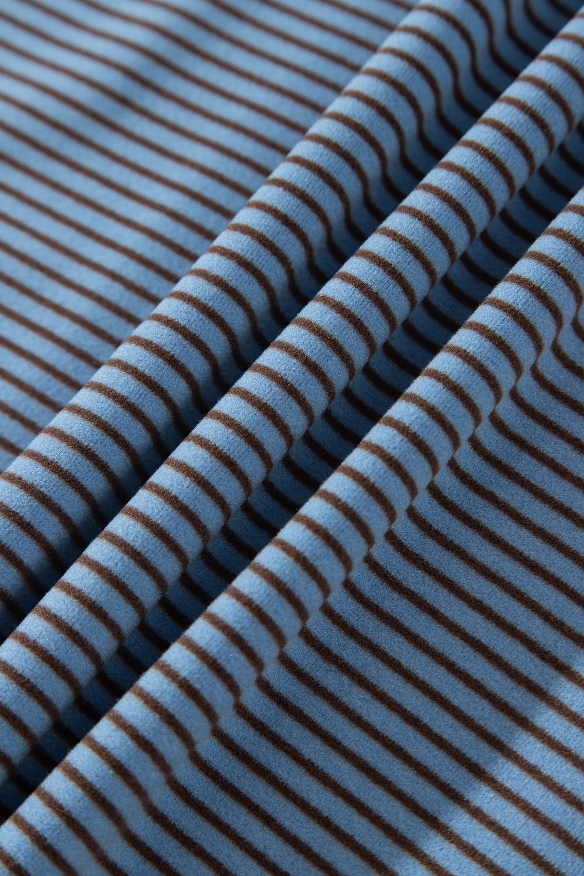 Beige Stripe Contrast Trim Round Neck Oversize Long Sleeve Top 2pcs Pant Set-Two Piece Sets/Pant Sets-[Adult]-[Female]-2022 Online Blue Zone Planet