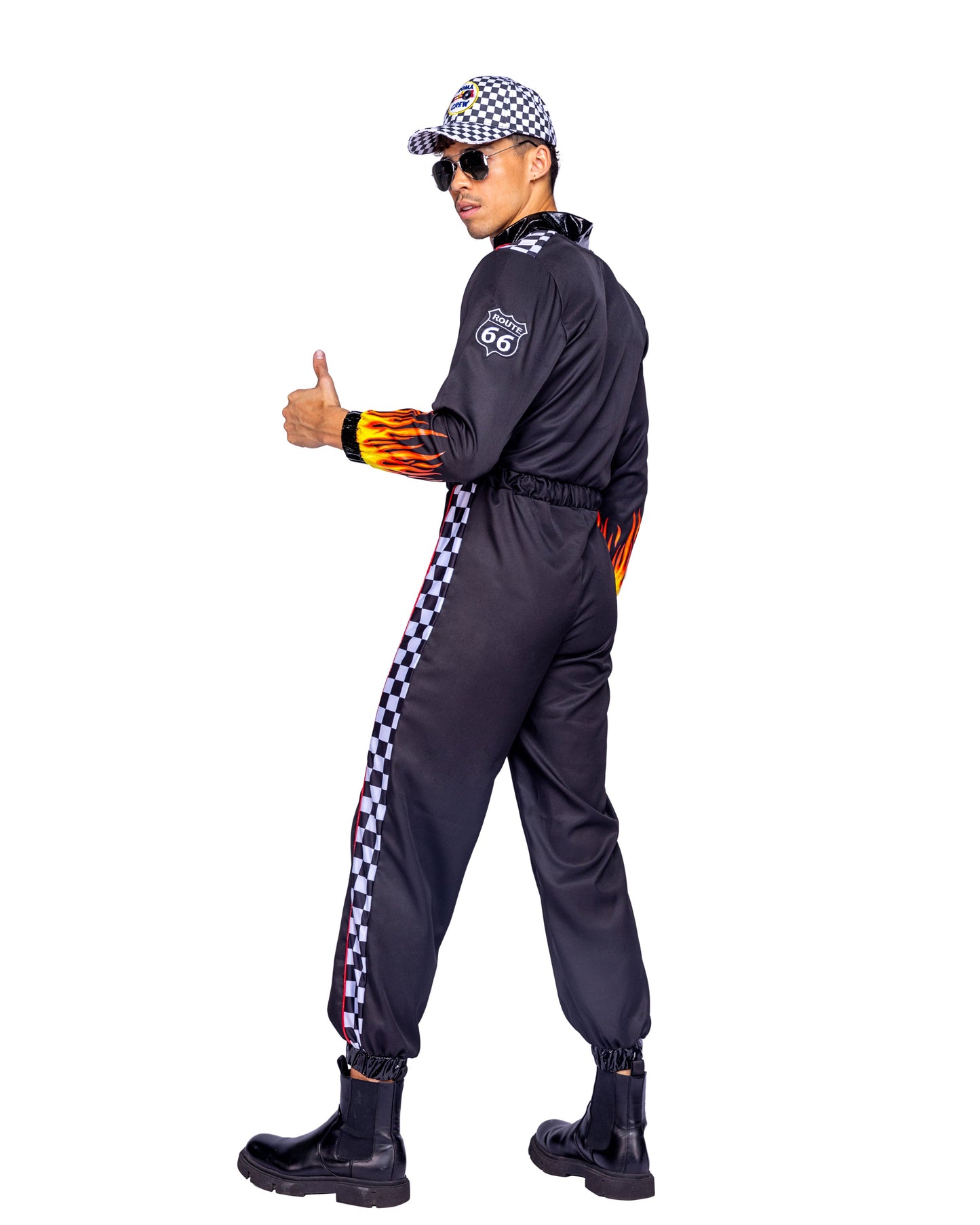 1 Piece Hunky Race Car Driver Costume-TOPS / DRESSES-[Adult]-[Female]-2022 Online Blue Zone Planet