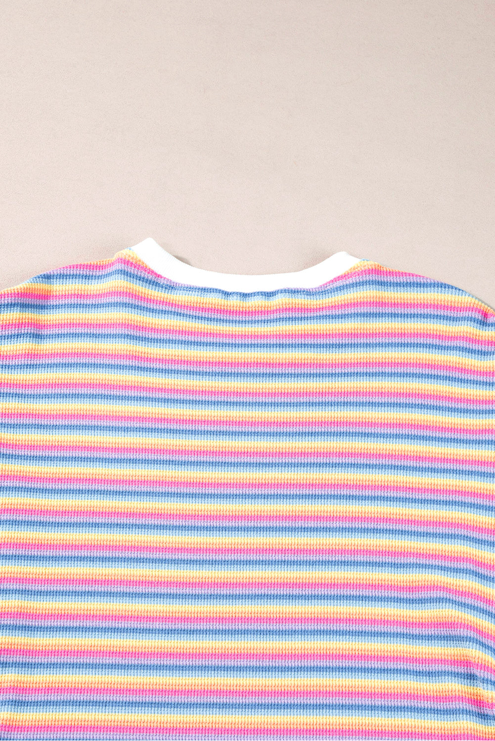 Blue Zone Planet | Pink Stripe Crew Neck T Shirt Dress-TOPS / DRESSES-[Adult]-[Female]-2022 Online Blue Zone Planet