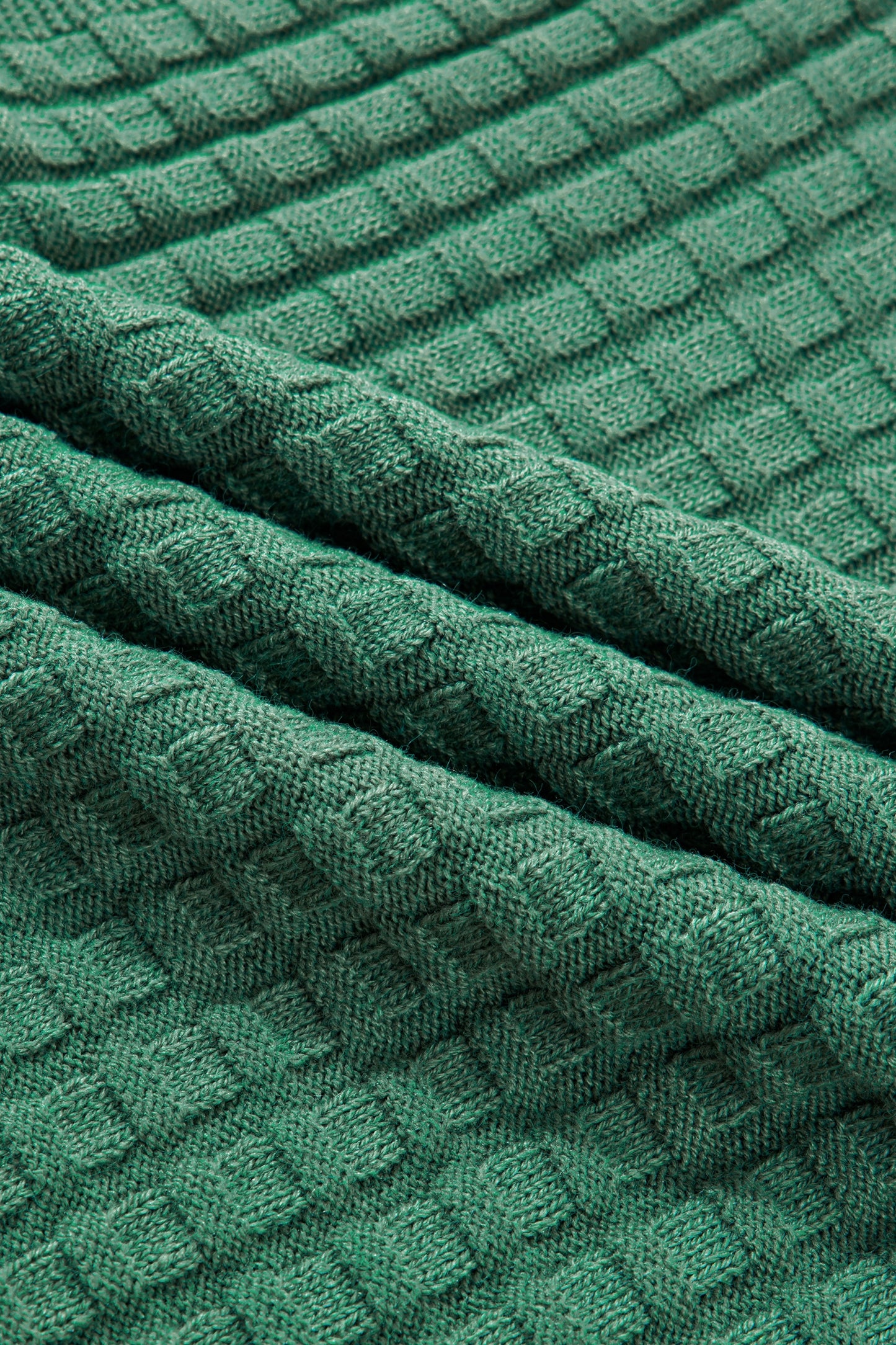 Mist Green Solid Color Round Neck Textured Short Sleeve Sweater-TOPS / DRESSES-[Adult]-[Female]-2022 Online Blue Zone Planet