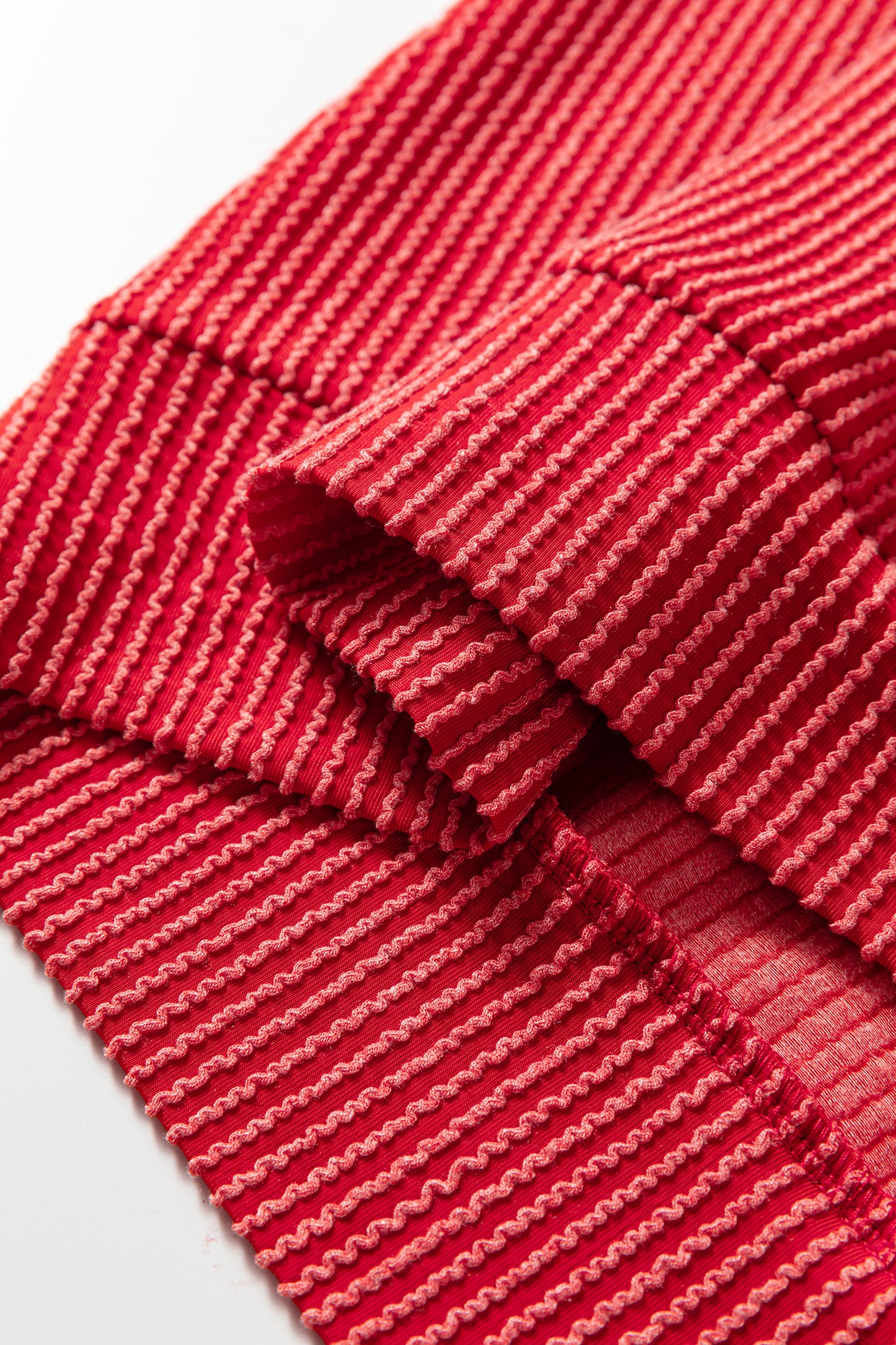 Racing Red Twisted Rib Outlined Merry Letter Graphic Loose Long Sleeve Top-Tops/Long Sleeve Tops-[Adult]-[Female]-2022 Online Blue Zone Planet