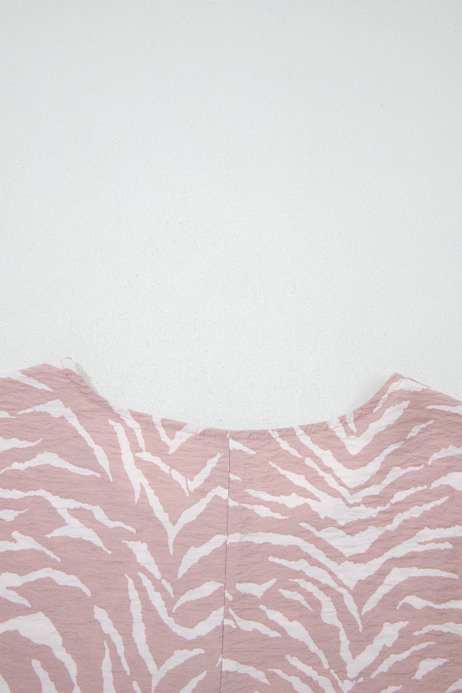 Khaki Abstract Print Cuffed Short Sleeve Loose Top Short Set-Two Piece Sets/Short Sets-[Adult]-[Female]-2022 Online Blue Zone Planet