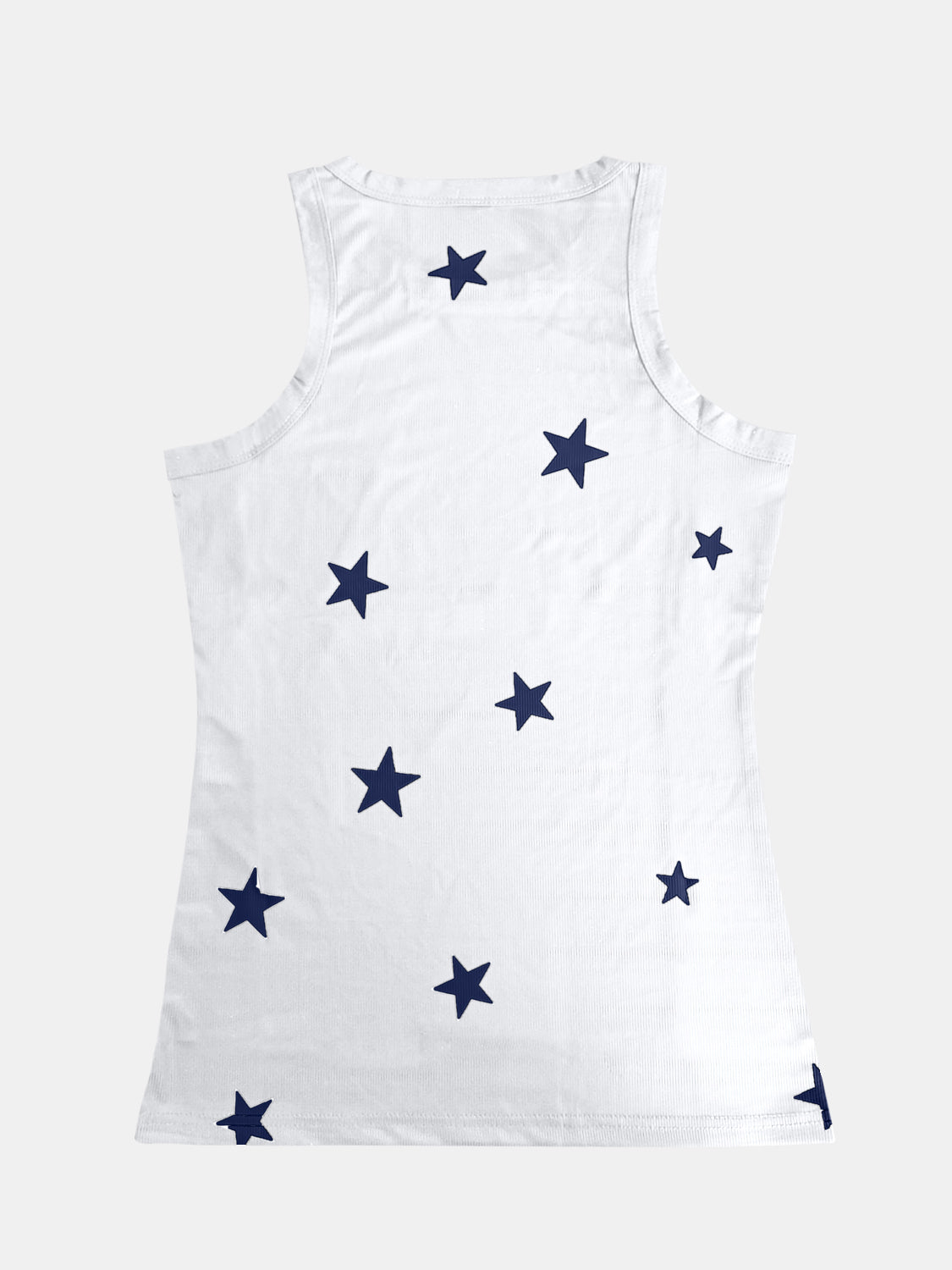 Blue Zone Planet | Full Size Star Round Neck Tank-TOPS / DRESSES-[Adult]-[Female]-2022 Online Blue Zone Planet