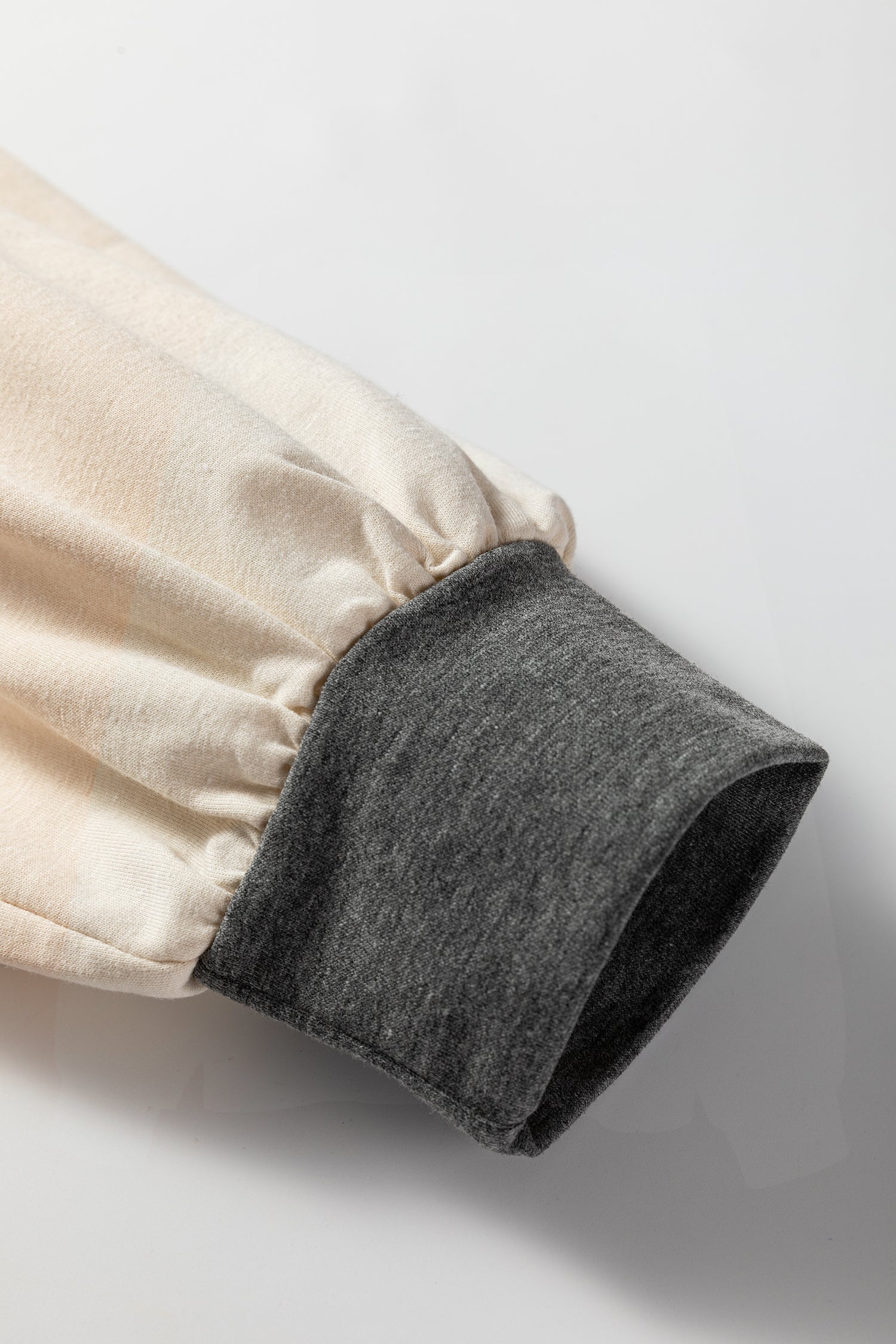 Jet Stream Waffle Patchwork Colorblock Half Buttons Casual Plus Size Knit Jumper-Plus Size/Plus Size Tops/Plus Size Long Sleeve Tops-[Adult]-[Female]-2022 Online Blue Zone Planet