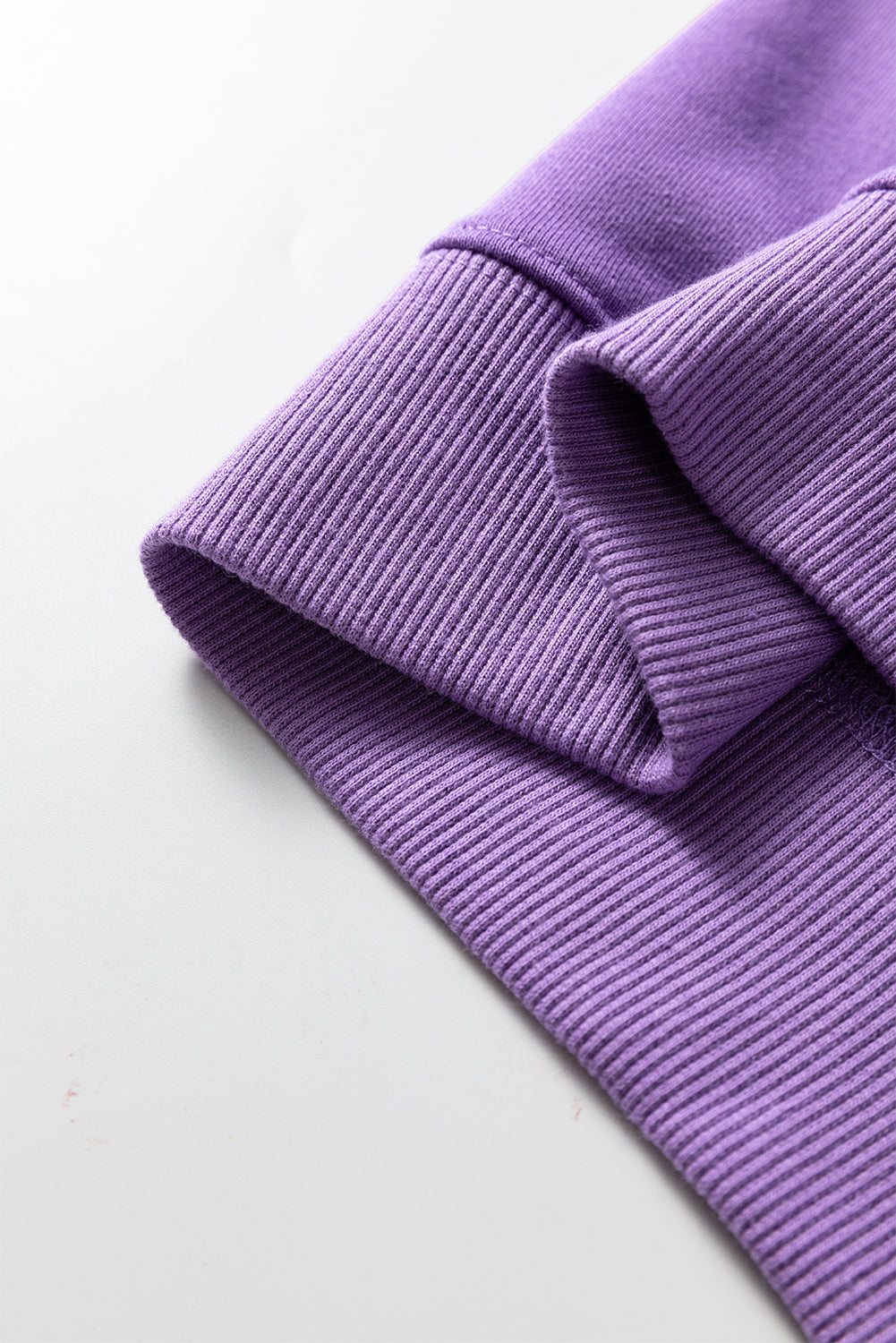 Wisteria Solid Color Collared Pullover and Central Seam Pants Set-Two Piece Sets/Pant Sets-[Adult]-[Female]-2022 Online Blue Zone Planet