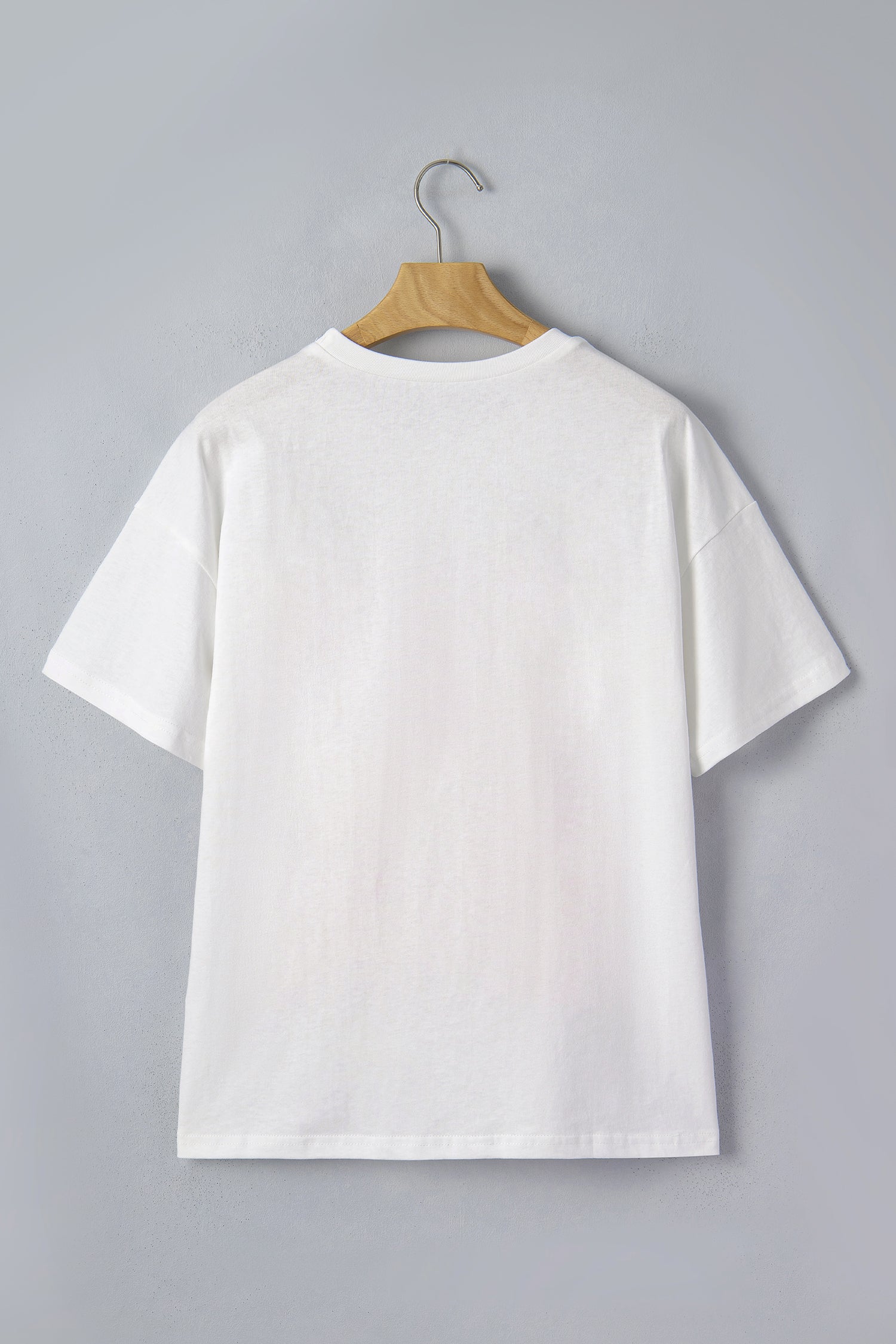 White Cheetah Striped Print Retro Fashion Graphic Tee-Tops/Tops & Tees-[Adult]-[Female]-2022 Online Blue Zone Planet