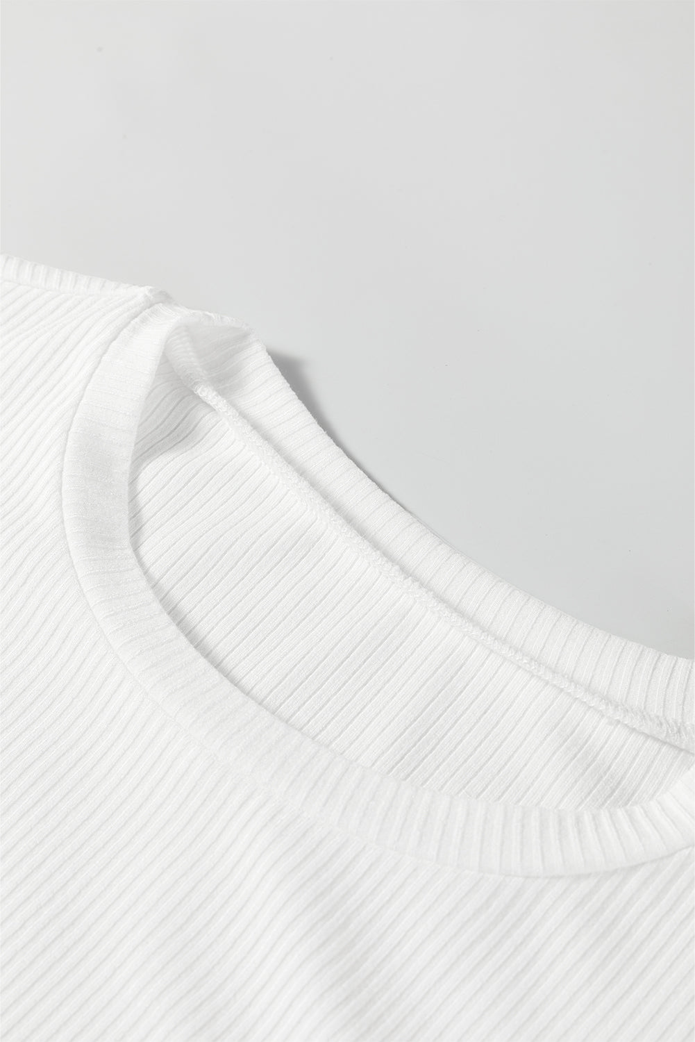 Mineral Red Ribbed Long Sleeve Crew Neck Solid Color Bodysuit-Tops/Bodysuits-[Adult]-[Female]-2022 Online Blue Zone Planet