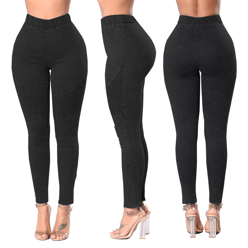 Full Size Run Mineral Wash Cropped Skinny Pants-BOTTOM SIZES SMALL MEDIUM LARGE-[Adult]-[Female]-black-XL-2022 Online Blue Zone Planet