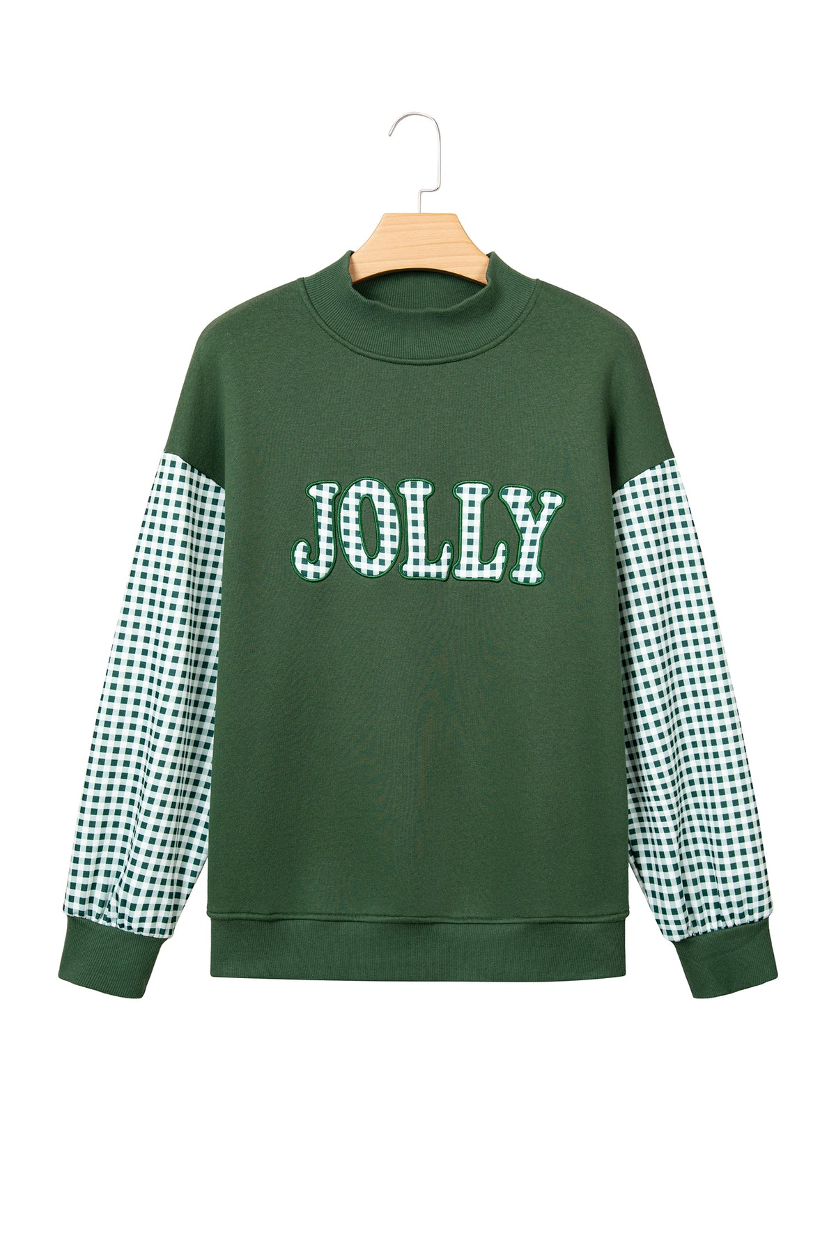 Carrot Gingham Plaid Oversized Pullover Sweatshirt-Tops/Sweatshirts & Hoodies-[Adult]-[Female]-2022 Online Blue Zone Planet