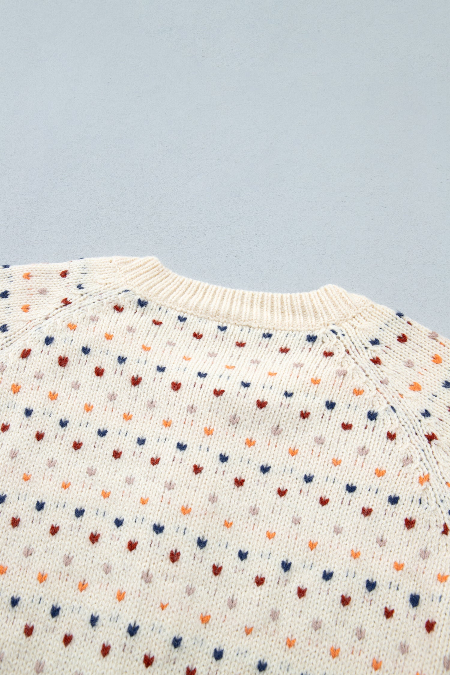 Beige Geometric Print Button Front Long Sleeve Regular Fit Cardigan-Sweaters & Cardigans/Cardigans-[Adult]-[Female]-2022 Online Blue Zone Planet