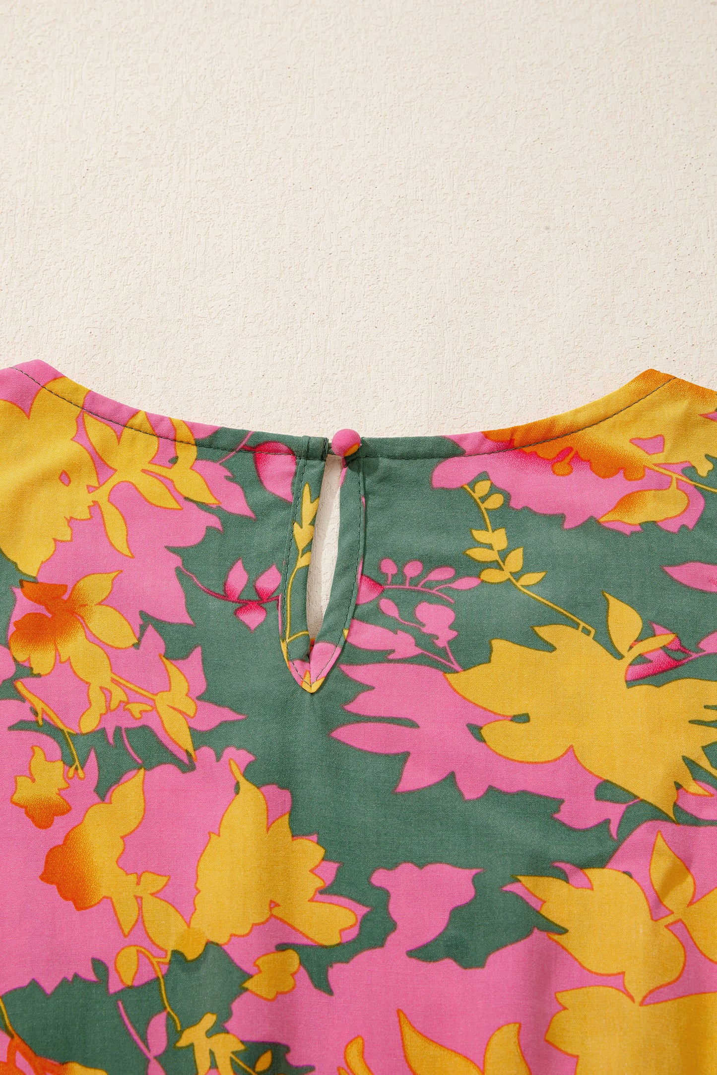 Multicolour Floral Print Long Sleeve Smocked Ruffled Mini Dress-TOPS / DRESSES-[Adult]-[Female]-2022 Online Blue Zone Planet