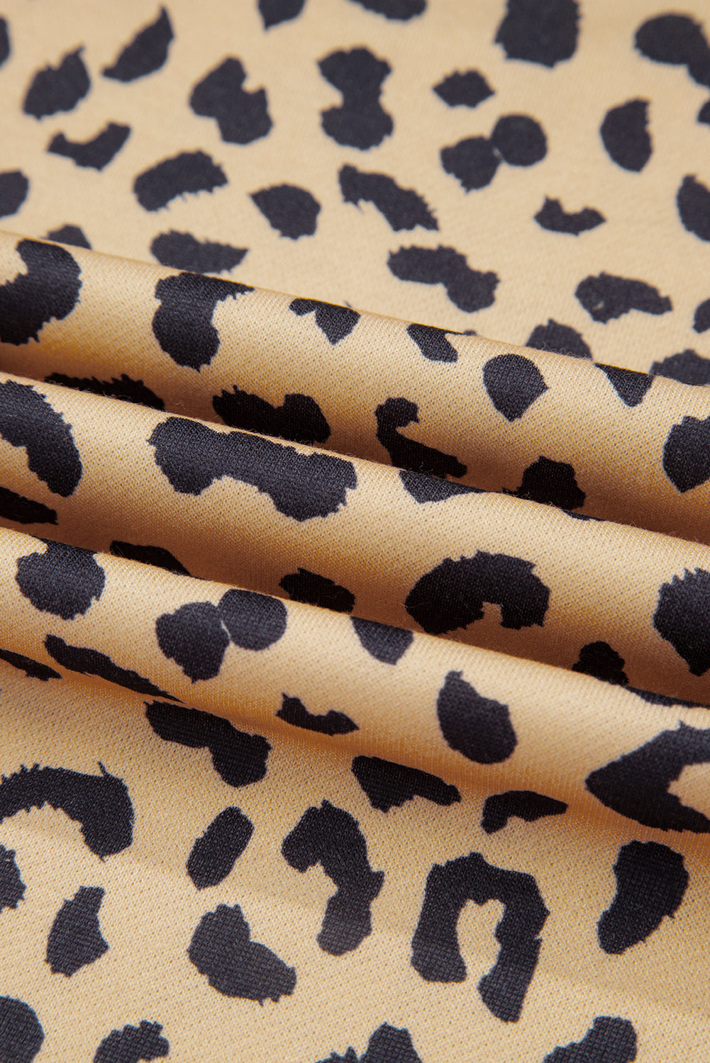 Purple Leopard Striped Patchwork Plus Size Loose Sweatshirt-Plus Size/Plus Size Sweatshirts & Hoodies-[Adult]-[Female]-2022 Online Blue Zone Planet