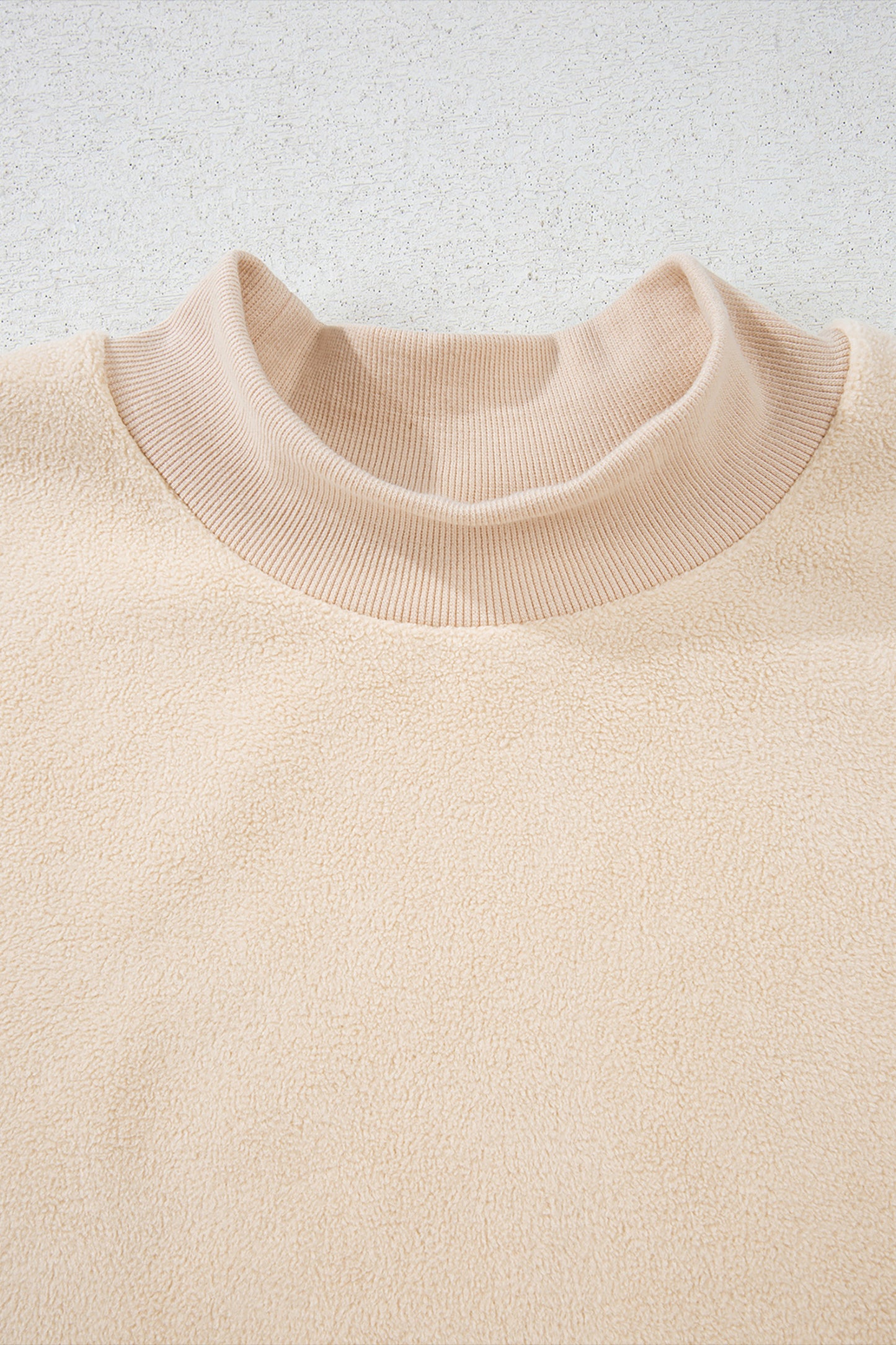 Bright Pink Oversize Drop Shoulder Reversible Mock Neck Sweatshirt-Tops/Sweatshirts & Hoodies-[Adult]-[Female]-2022 Online Blue Zone Planet