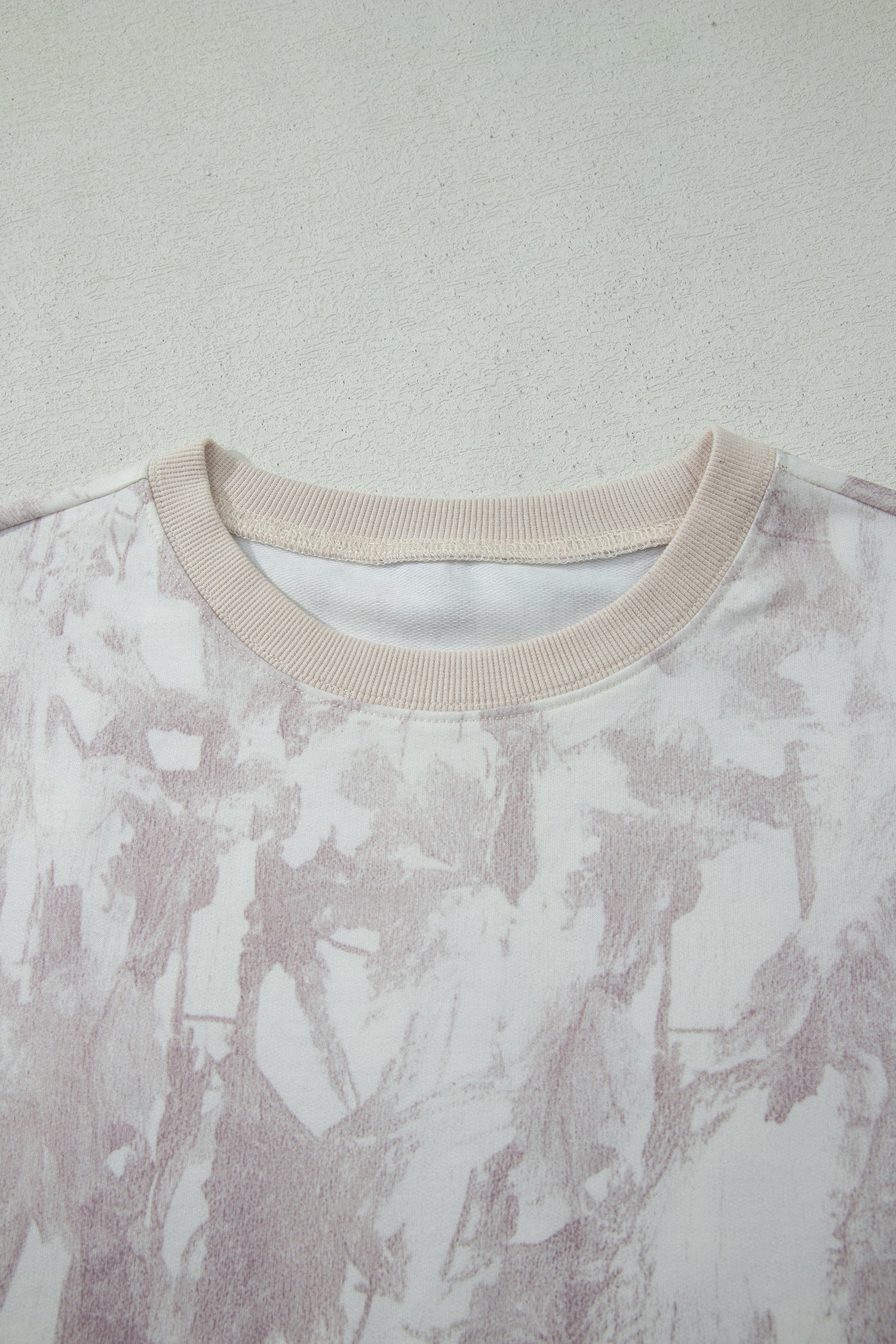 Gray Woodland Camo Print Raw Edge Cropped Top Skirt Set-Two Piece Sets/Two Piece Dresses-[Adult]-[Female]-2022 Online Blue Zone Planet