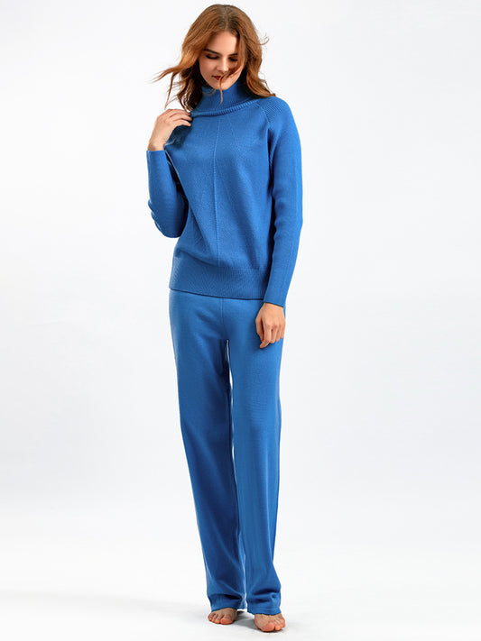 Blue Zone Planet | Basic Bae Turtleneck Raglan Sleeve Top and Pants Sweater Set-TOPS / DRESSES-[Adult]-[Female]-Sky Blue-One Size-2022 Online Blue Zone Planet