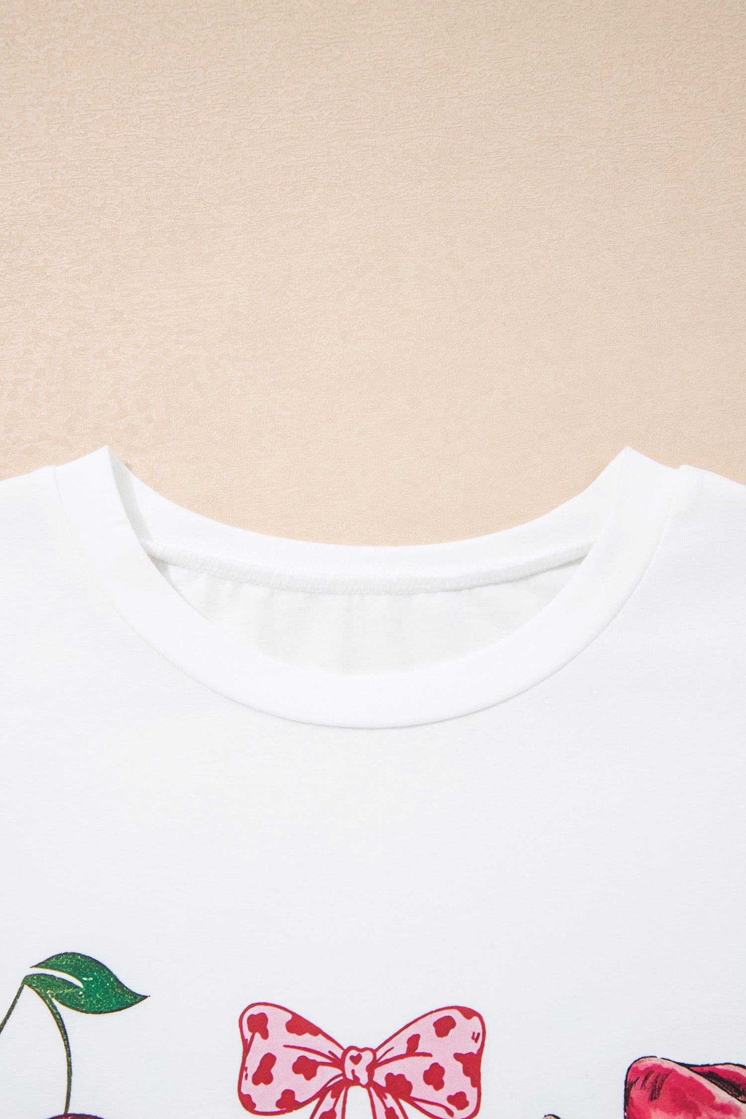 White Coquette Cowgirl Elements Printed Relaxed Tee-Tops/Tops & Tees-[Adult]-[Female]-2022 Online Blue Zone Planet