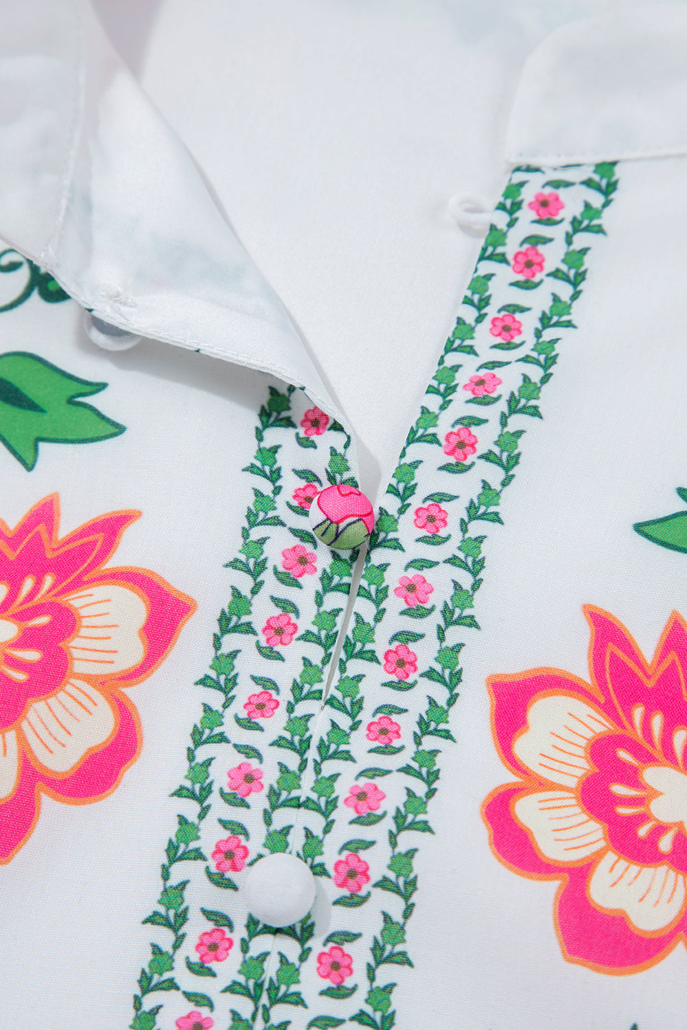 White Floral Print Loose Tiered Maxi Dress-Maxi Dresses-[Adult]-[Female]-2022 Online Blue Zone Planet