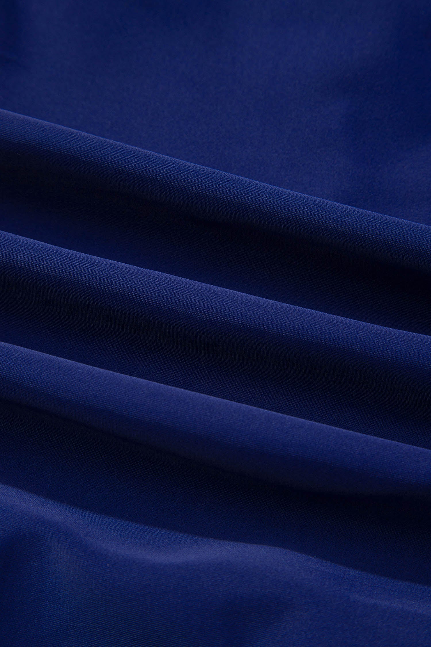 Navy Blue Color Block Detail Adjustable Straps One Piece Swimsuit-Swimwear/One Piece Swimsuit-[Adult]-[Female]-2022 Online Blue Zone Planet