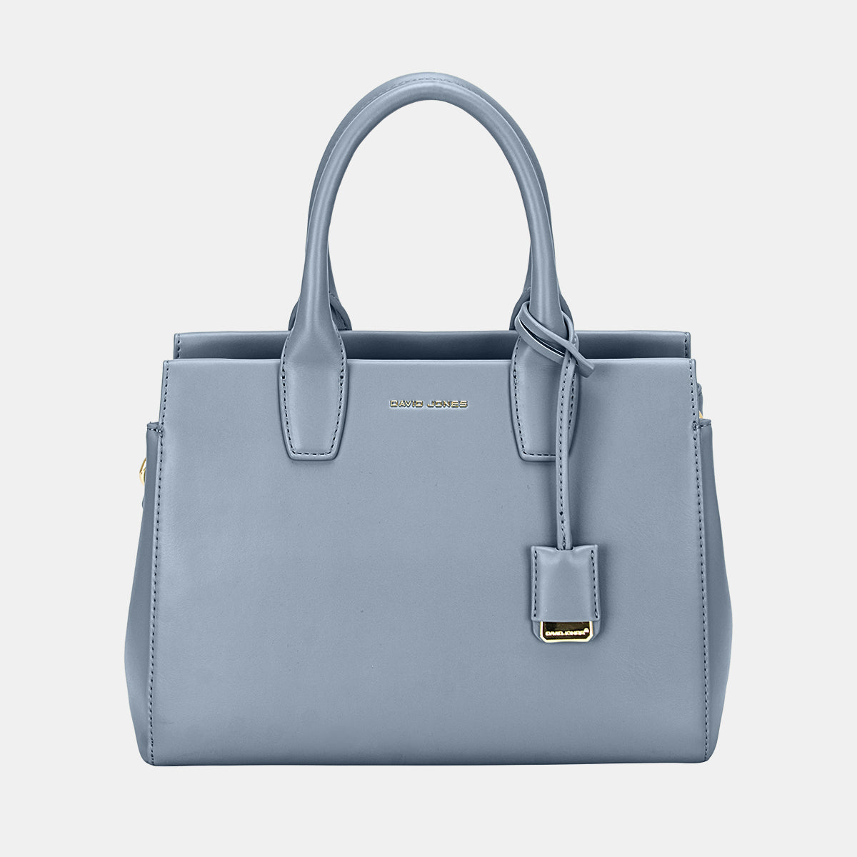 David Jones PU Leather Handbag-HANDBAGS-[Adult]-[Female]-Blue-One Size-2022 Online Blue Zone Planet