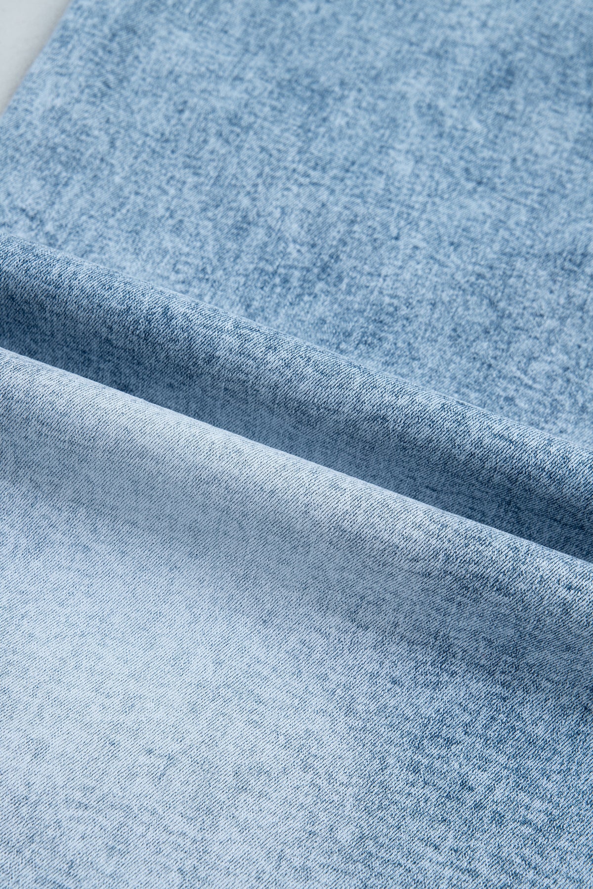 Beau Blue Frayed Studded Detail Wide Leg Pocketed Jeans-Bottoms/Jeans-[Adult]-[Female]-2022 Online Blue Zone Planet