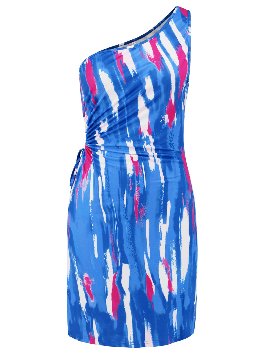 Blue Zone Planet | Cutout Printed Sleeveless Mini Dress-TOPS / DRESSES-[Adult]-[Female]-2022 Online Blue Zone Planet