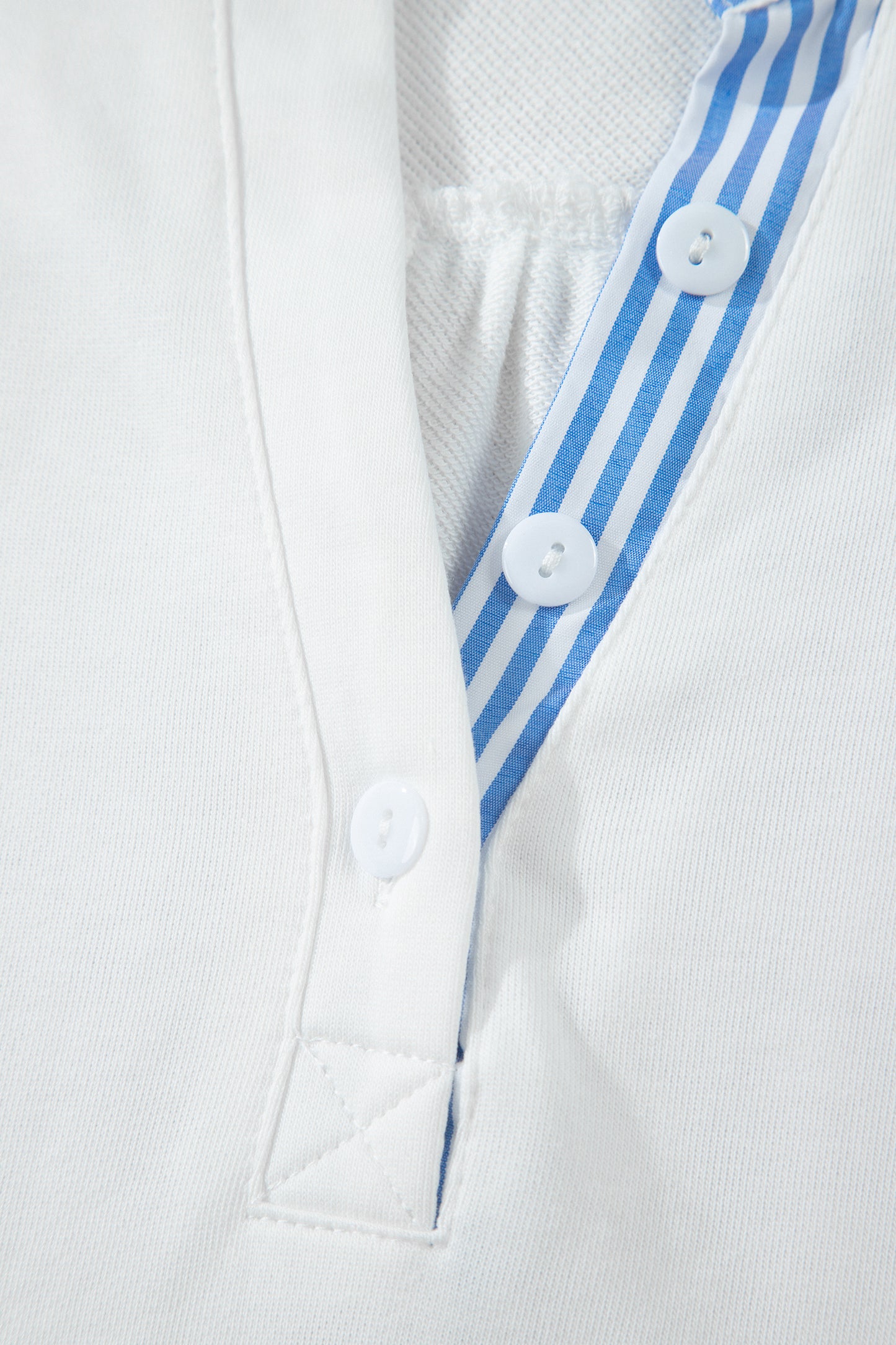 Sachet Pink Striped Frilled Collar Short Sleeve Blouse-Tops/Blouses & Shirts-[Adult]-[Female]-2022 Online Blue Zone Planet