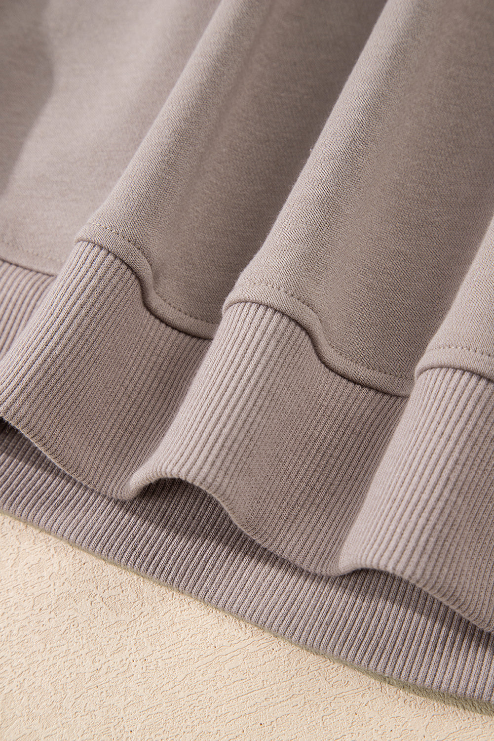 Gray Morn Varsity Striped Detail Crewneck Pullover Elastic Sweatpants 2pcs Outfit-Two Piece Sets/Pant Sets-[Adult]-[Female]-2022 Online Blue Zone Planet