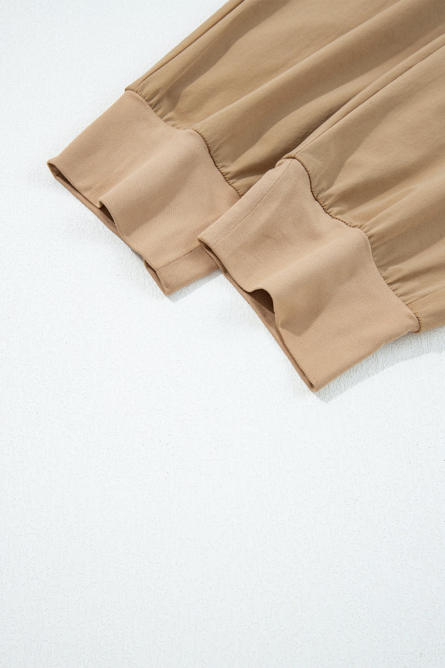 Camel Elastic High Waist Pocketed Cargo Jogger Pants-Bottoms/Pants & Culotte-[Adult]-[Female]-2022 Online Blue Zone Planet