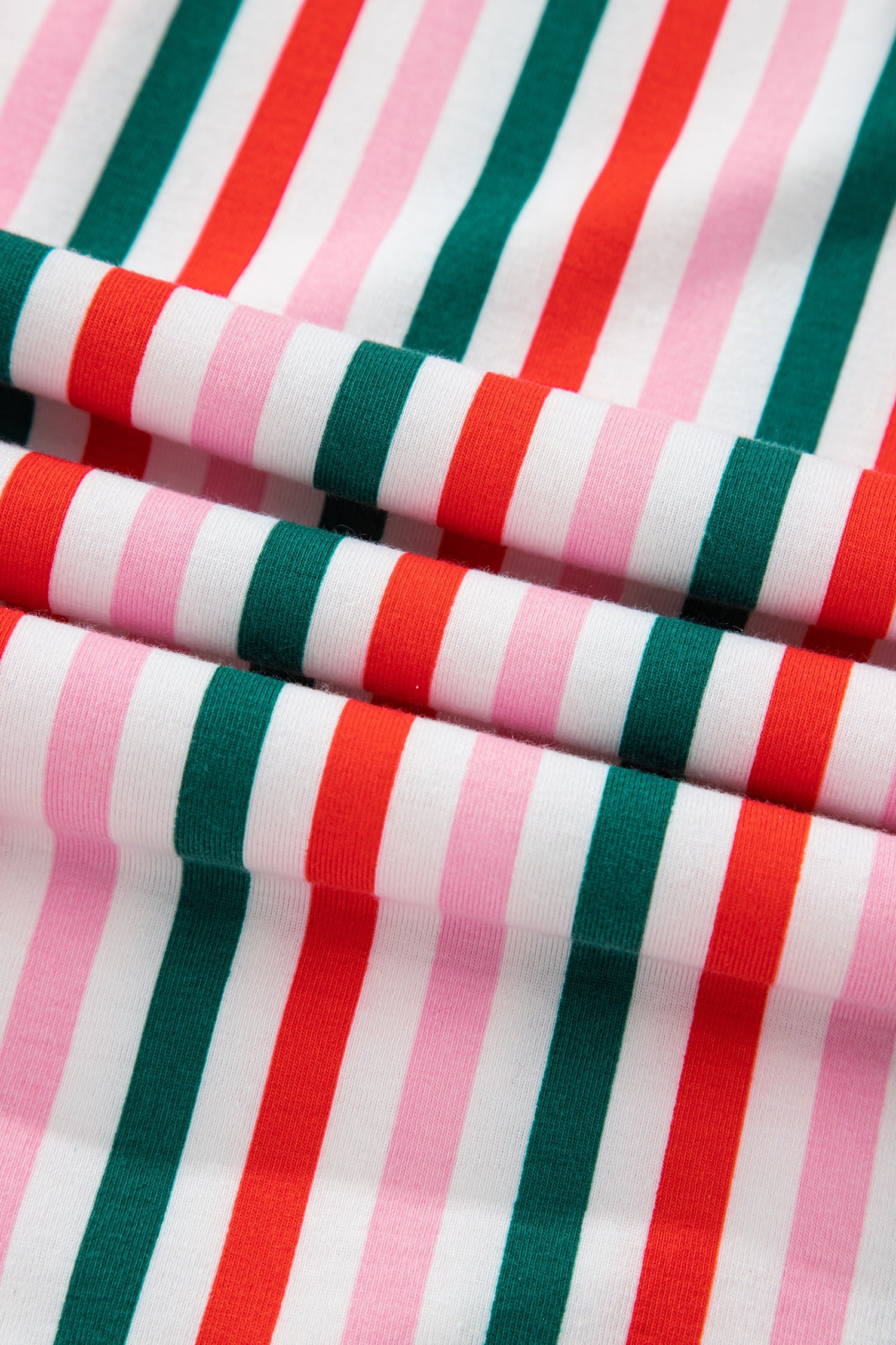 Pink Stripe Christmas Long Sleeve Shirt Style Lounge Dress-TOPS / DRESSES-[Adult]-[Female]-2022 Online Blue Zone Planet