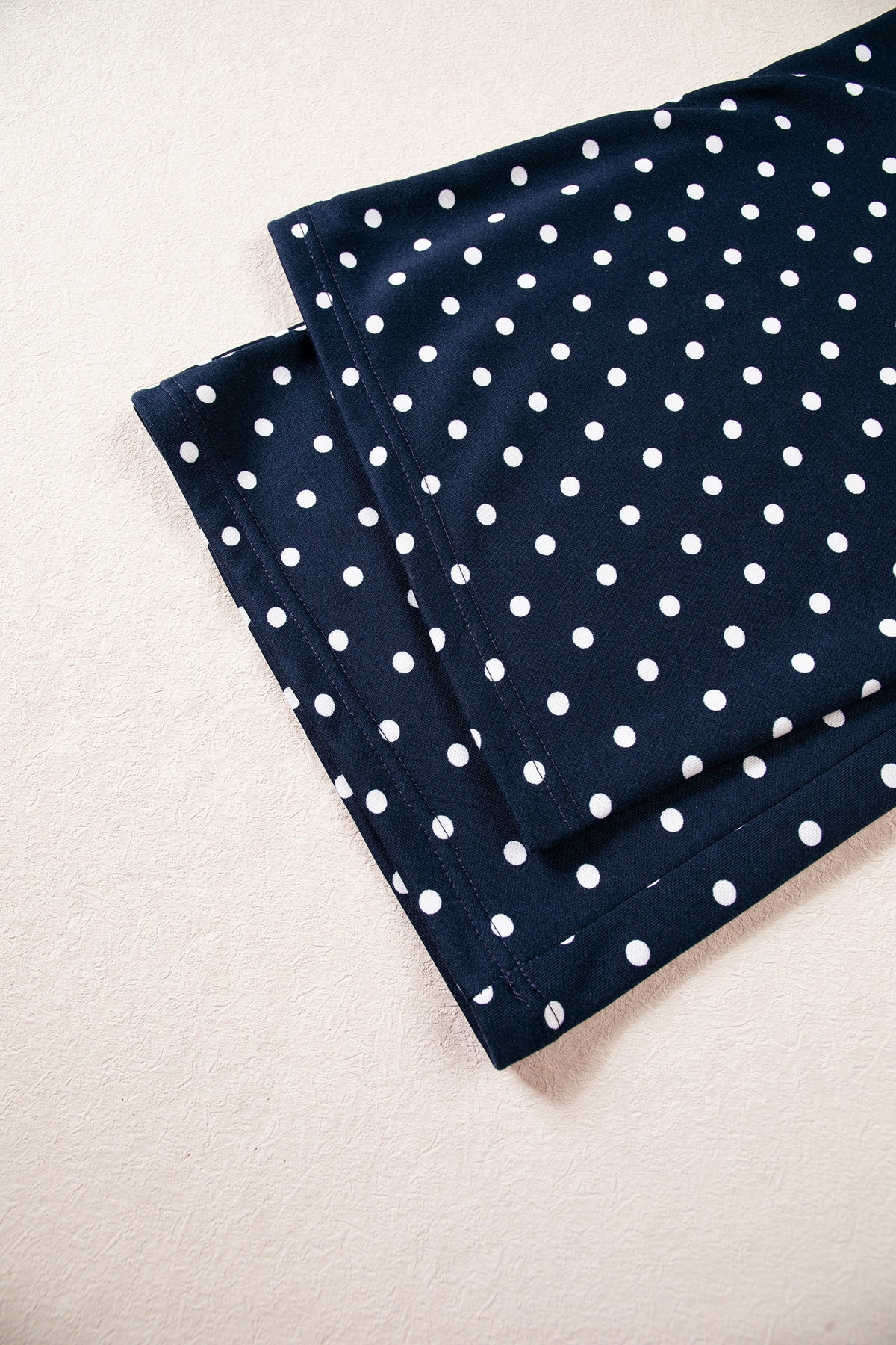 Brown Polka Dot Drawstring Wide Leg Long Sleeve Top Pant Set-Two Piece Sets/Pant Sets-[Adult]-[Female]-2022 Online Blue Zone Planet
