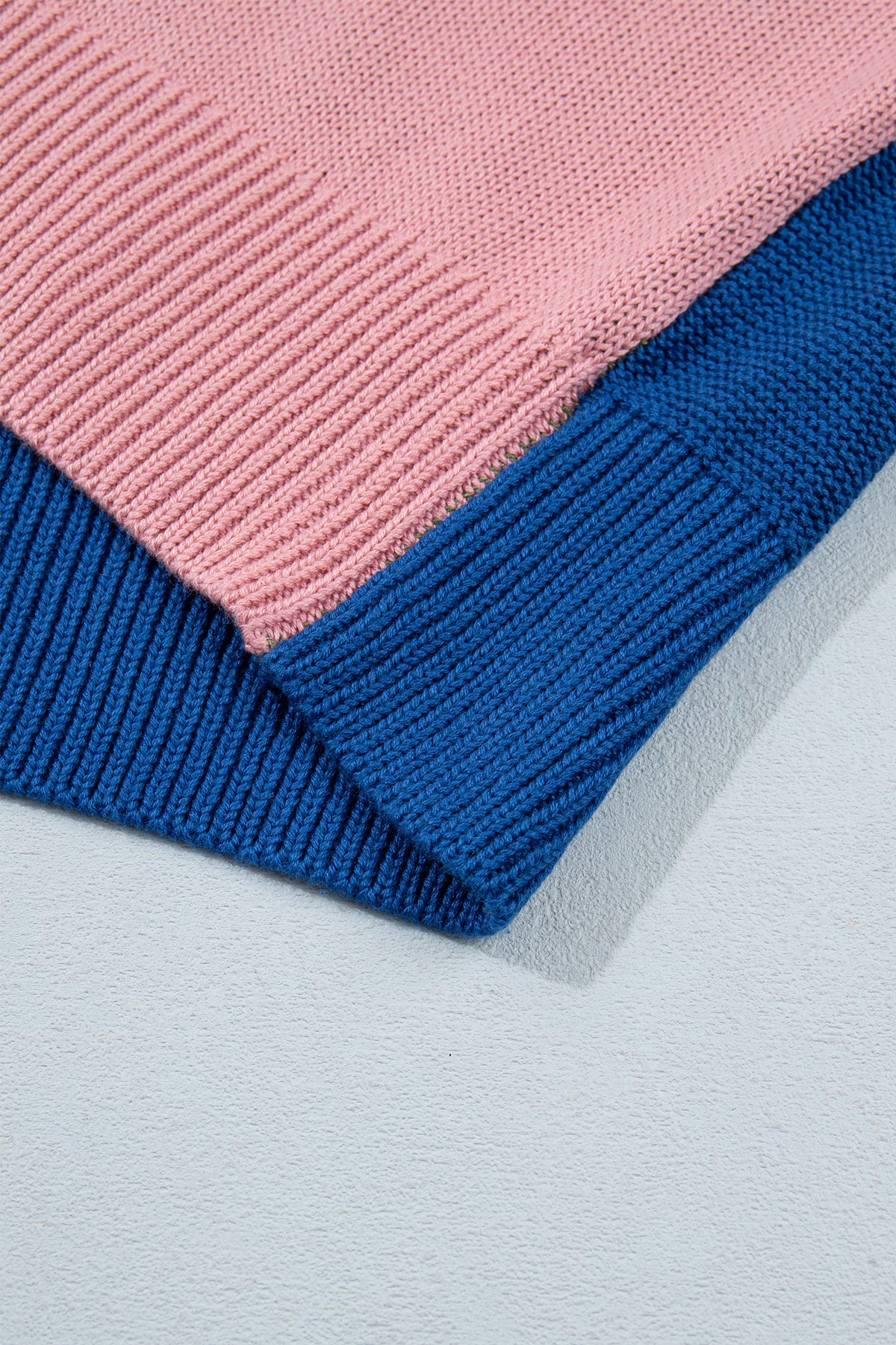 Multicolour Western Colorblock Patchwork Striped Long Sleeve Pullover Sweater-Sweaters & Cardigans/Sweaters-[Adult]-[Female]-2022 Online Blue Zone Planet