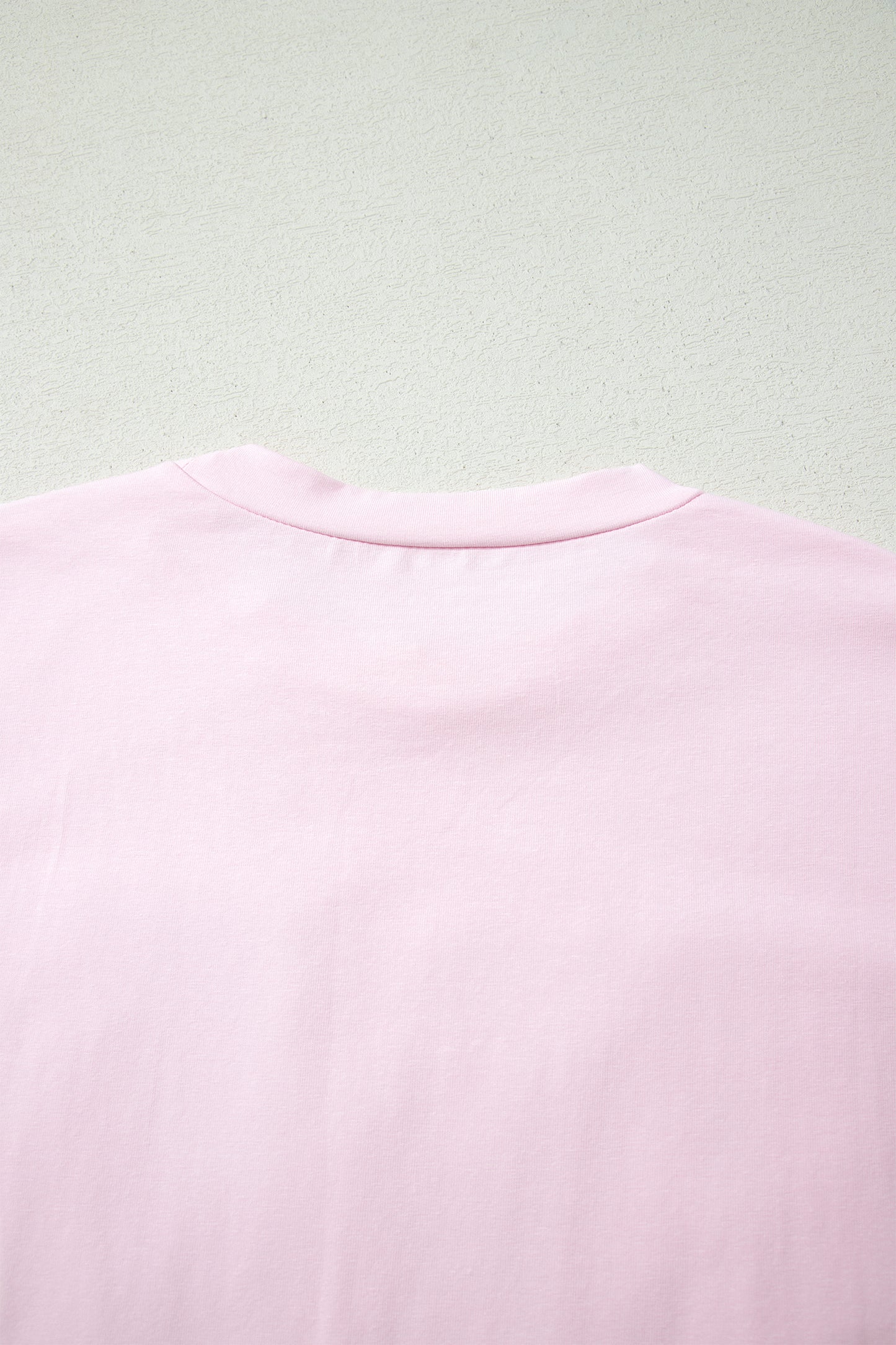 Pink Pray Sequin Leopard Multiple Patched Graphic Tee-Tops/Tops & Tees-[Adult]-[Female]-2022 Online Blue Zone Planet