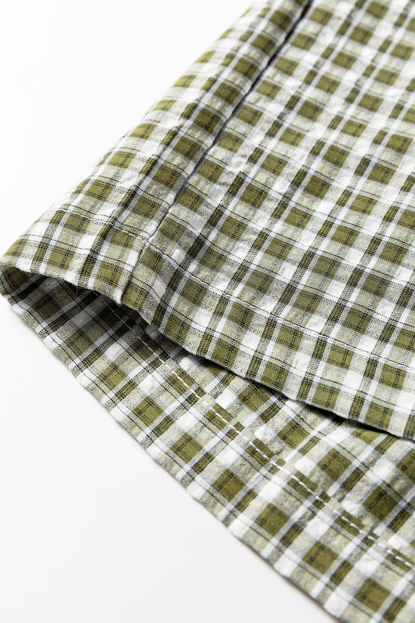 Brown Preppy Gingham Boxer Pants-Bottoms/Pants & Culotte-[Adult]-[Female]-2022 Online Blue Zone Planet