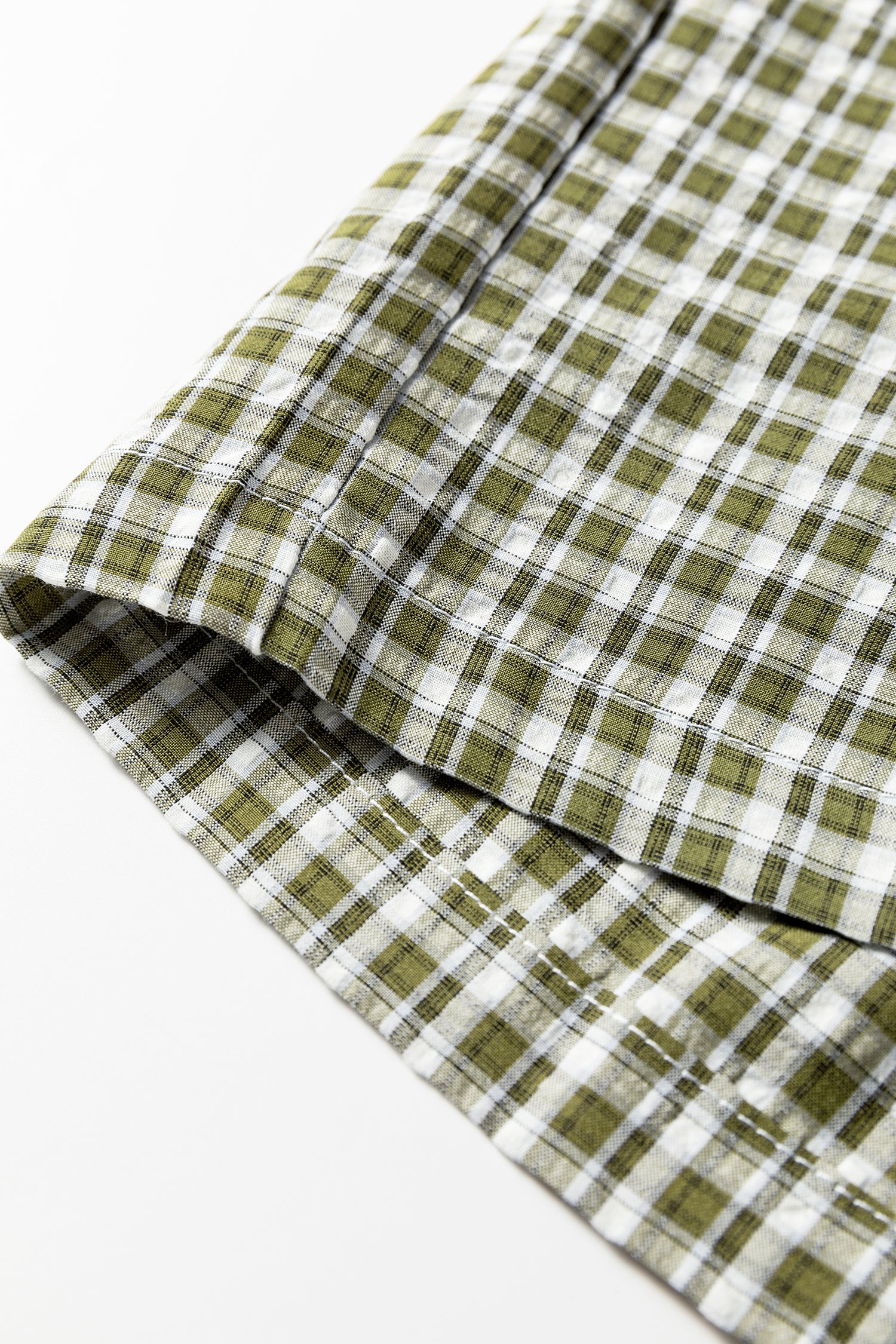 Brown Preppy Gingham Boxer Pants-Bottoms/Pants & Culotte-[Adult]-[Female]-2022 Online Blue Zone Planet
