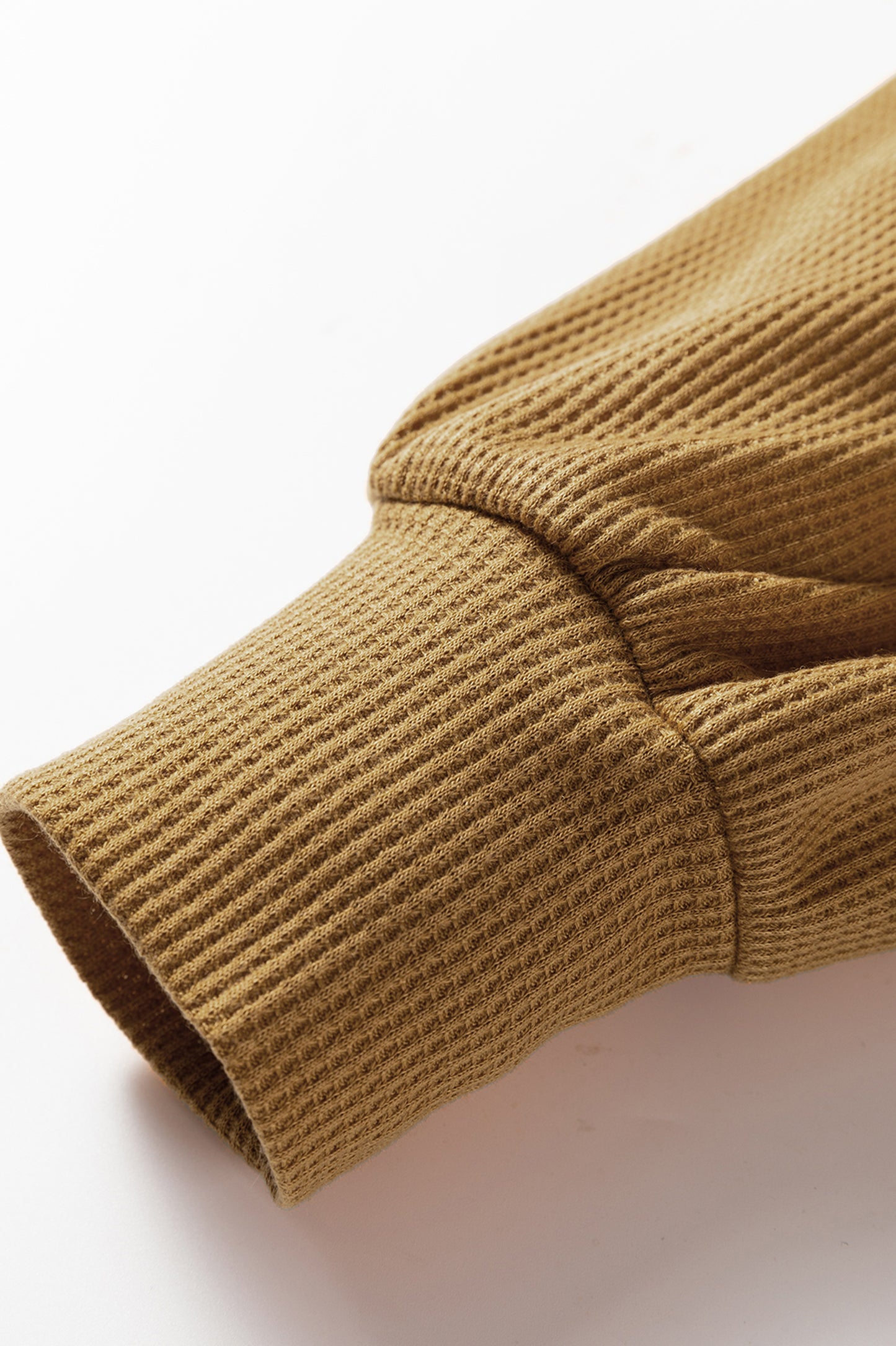 Chestnut Lace Long Sleeve Textured Pullover-Tops/Long Sleeve Tops-[Adult]-[Female]-2022 Online Blue Zone Planet