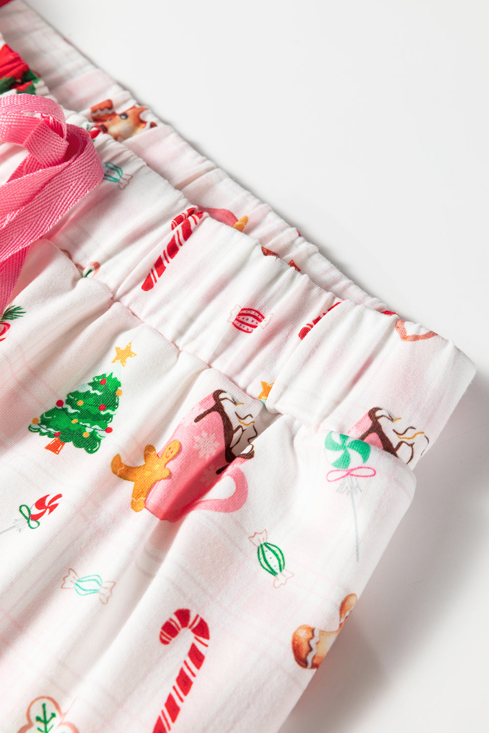 White Christmas Spirits Shirt Style 2pcs Short Pajama Set-Loungewear & Sleepwear/Sleepwear-[Adult]-[Female]-2022 Online Blue Zone Planet