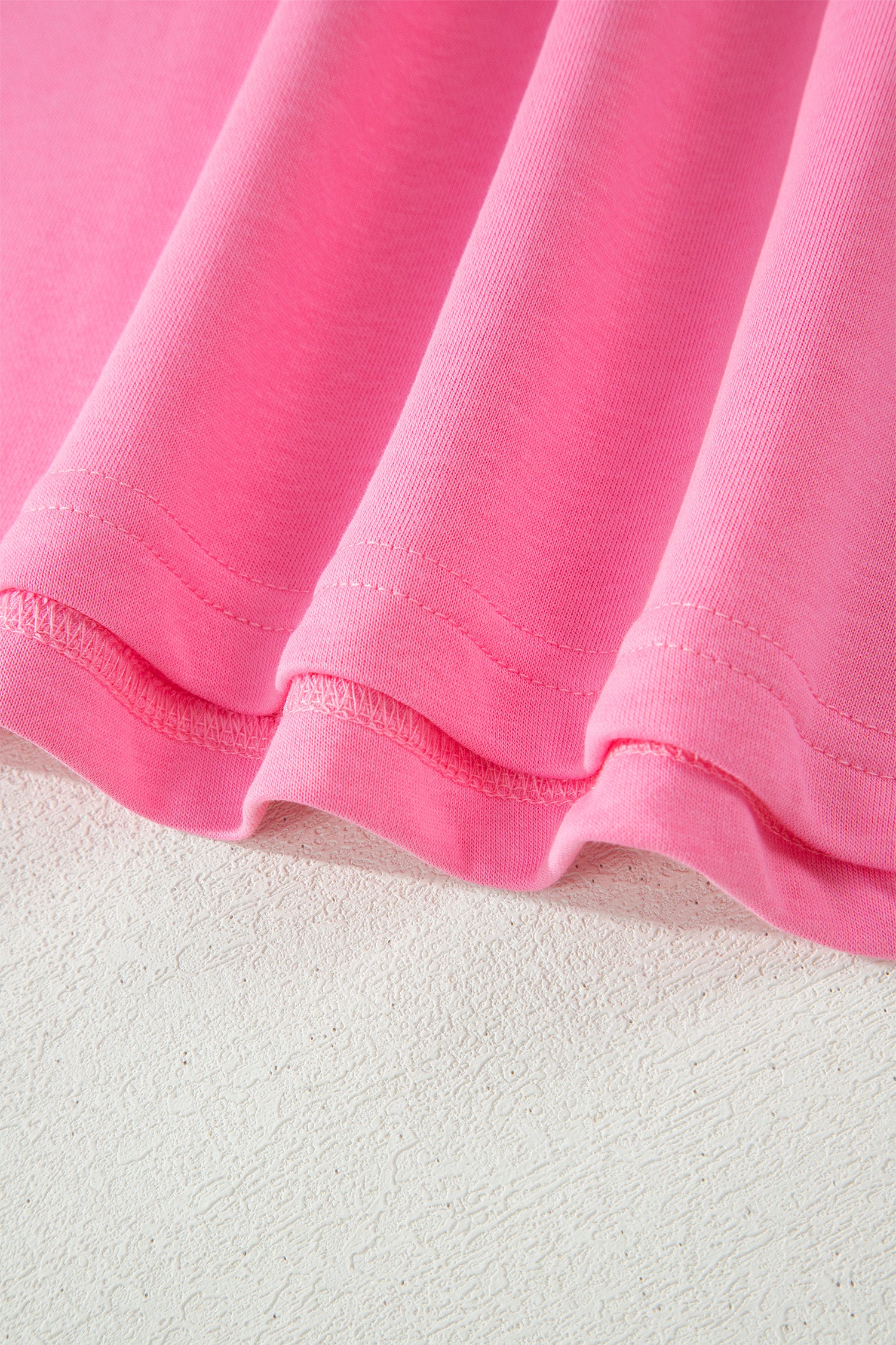 Sachet Pink Solid Cover Oversize Tee Pocketed Casual Pants 2pcs Outfit-Two Piece Sets/Pant Sets-[Adult]-[Female]-2022 Online Blue Zone Planet