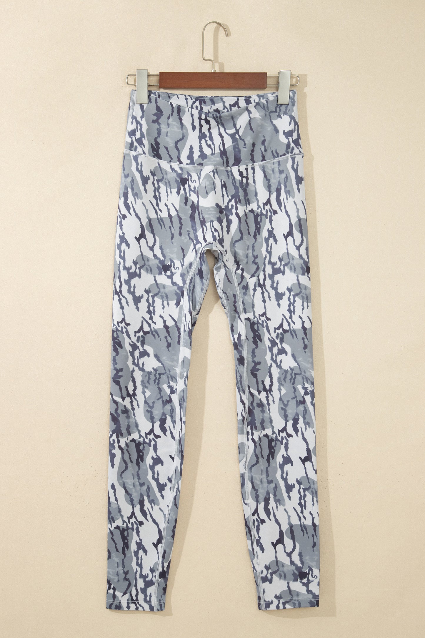 Multicolour Camouflage Pattern High Waist Leggings-Bottoms/Leggings-[Adult]-[Female]-2022 Online Blue Zone Planet