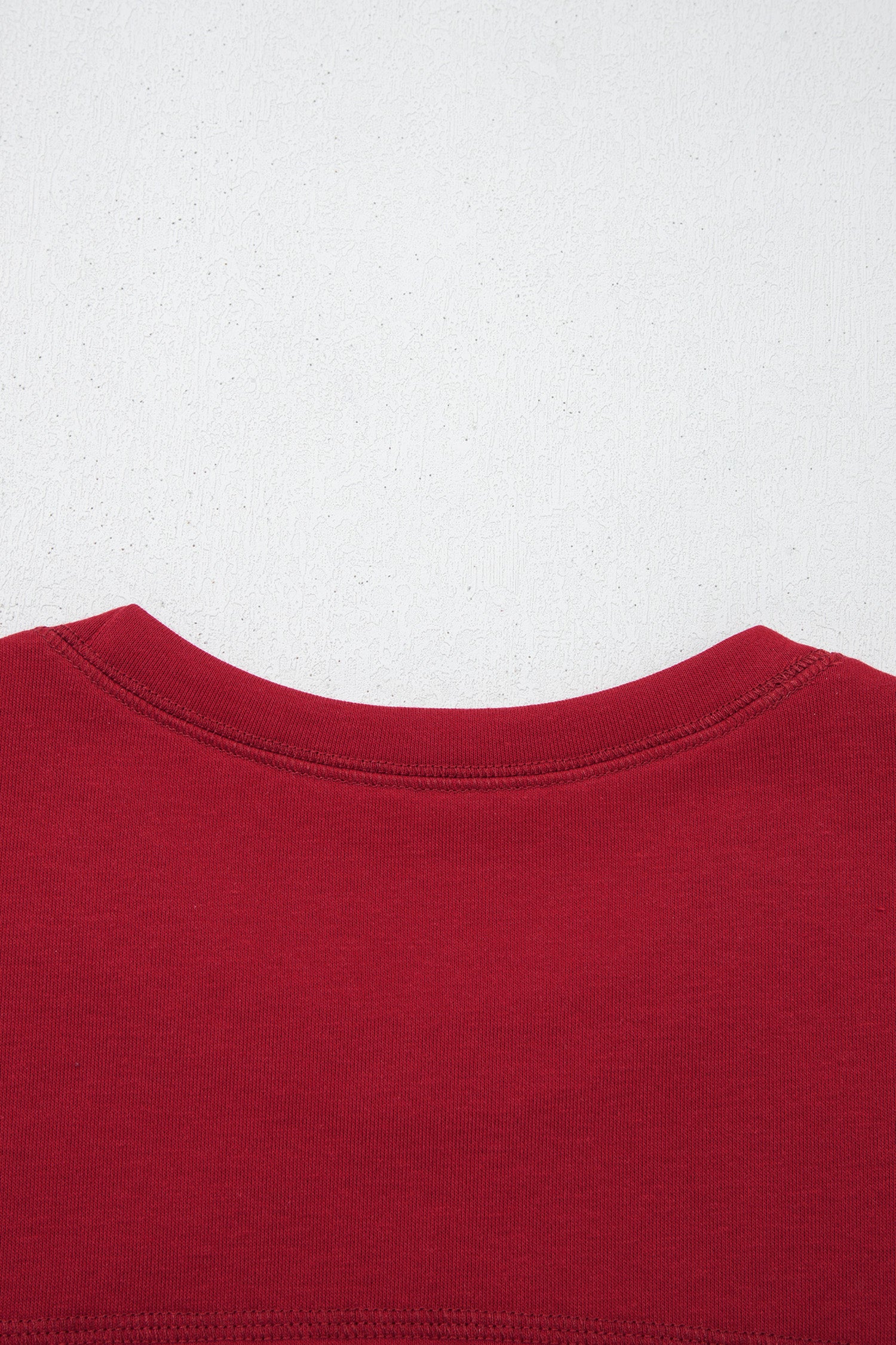 Racing Red Drop Shoulder Boxy Tee and Barrel Pants Set-Two Piece Sets/Pant Sets-[Adult]-[Female]-2022 Online Blue Zone Planet
