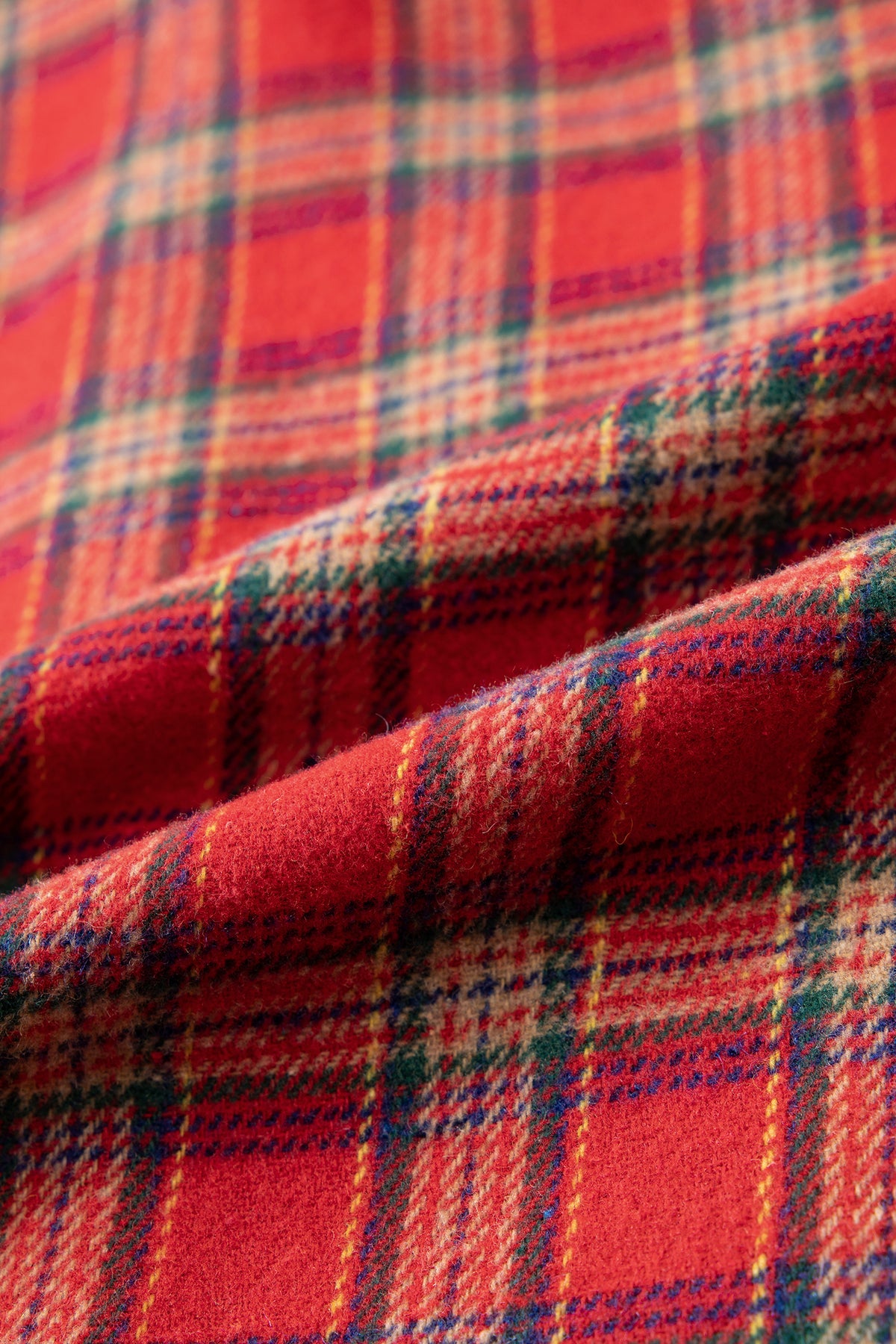 Red Casual Plaid Color Block Collared Button Shacket-Outerwear/Plaid Shackets-[Adult]-[Female]-2022 Online Blue Zone Planet