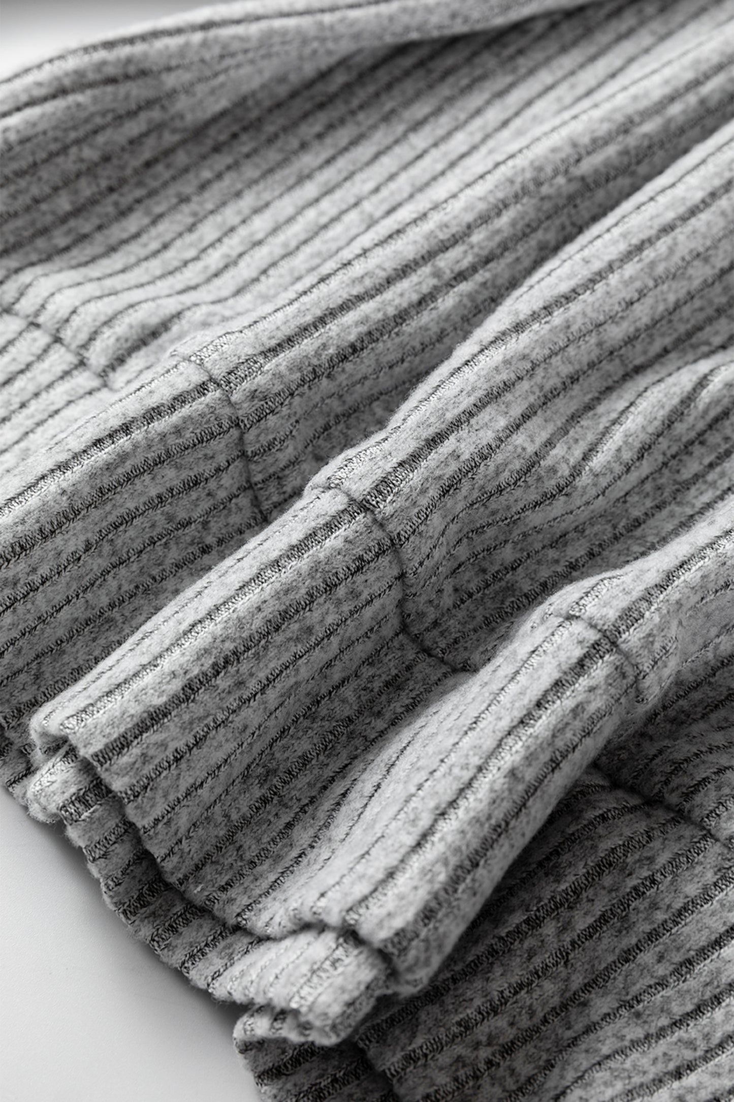 Gray Leopard Print Colorblock Patchwork Ribbed Knit Top-Tops/Long Sleeve Tops-[Adult]-[Female]-2022 Online Blue Zone Planet